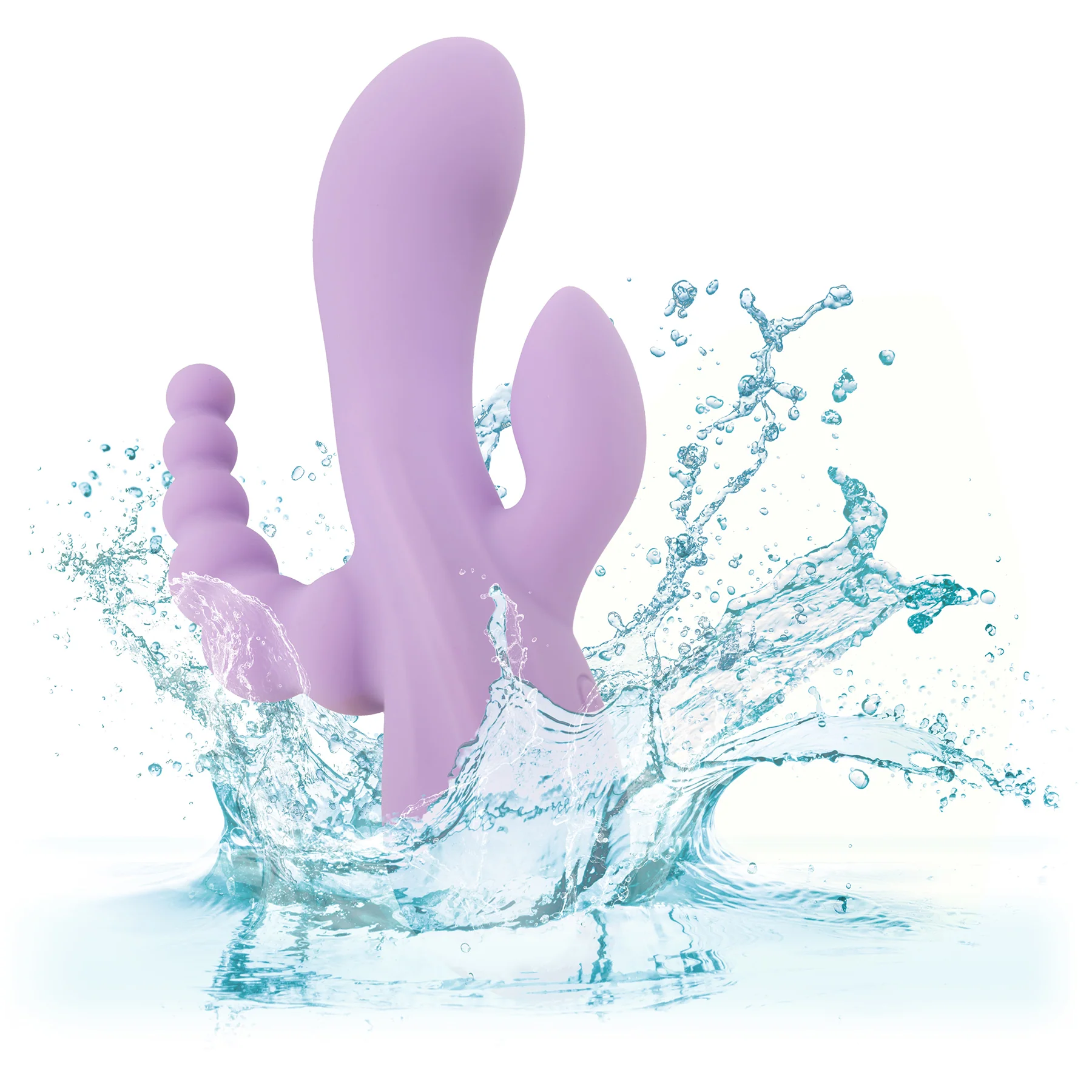 Flex Bend & Hold Triple Rumbler Silicone Triple Stimulation Vibrator By CalExotics - Image 4