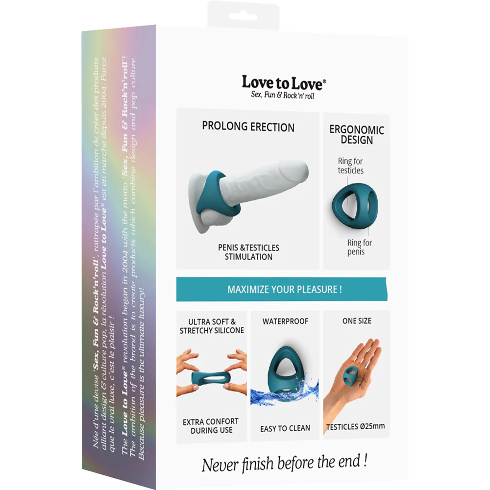 Flux Ring Silicone Cock Ring By Love To Love - Image 11
