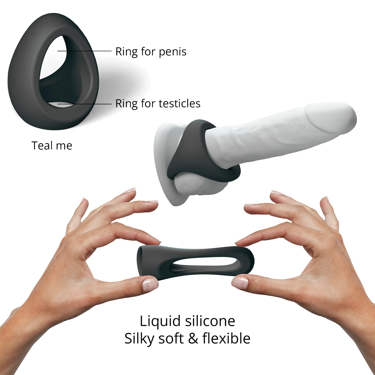 Flux Ring Silicone Cock Ring By Love To Love - Image 2