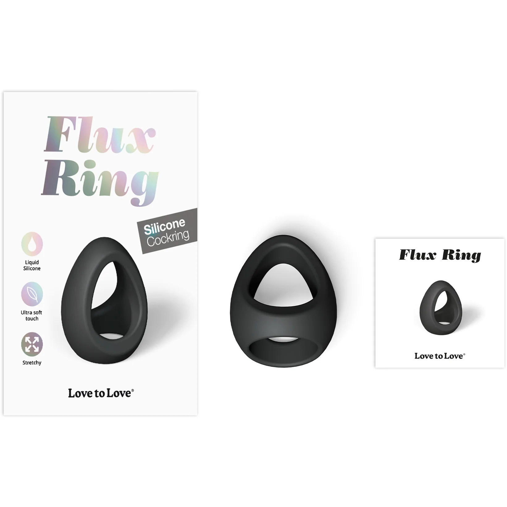 Flux Ring Silicone Cock Ring By Love To Love - Image 5