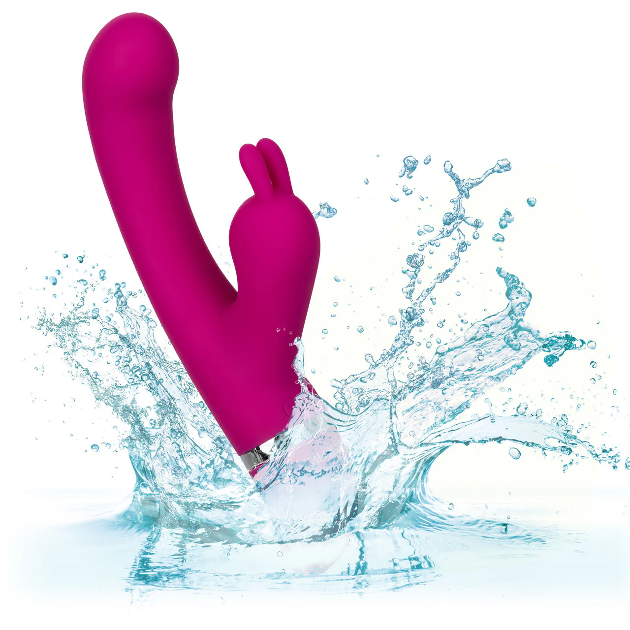Foreplay Frenzy Bunny Kisser Dual Stimulation Vibrator By CalExotics - Pink - Image 12