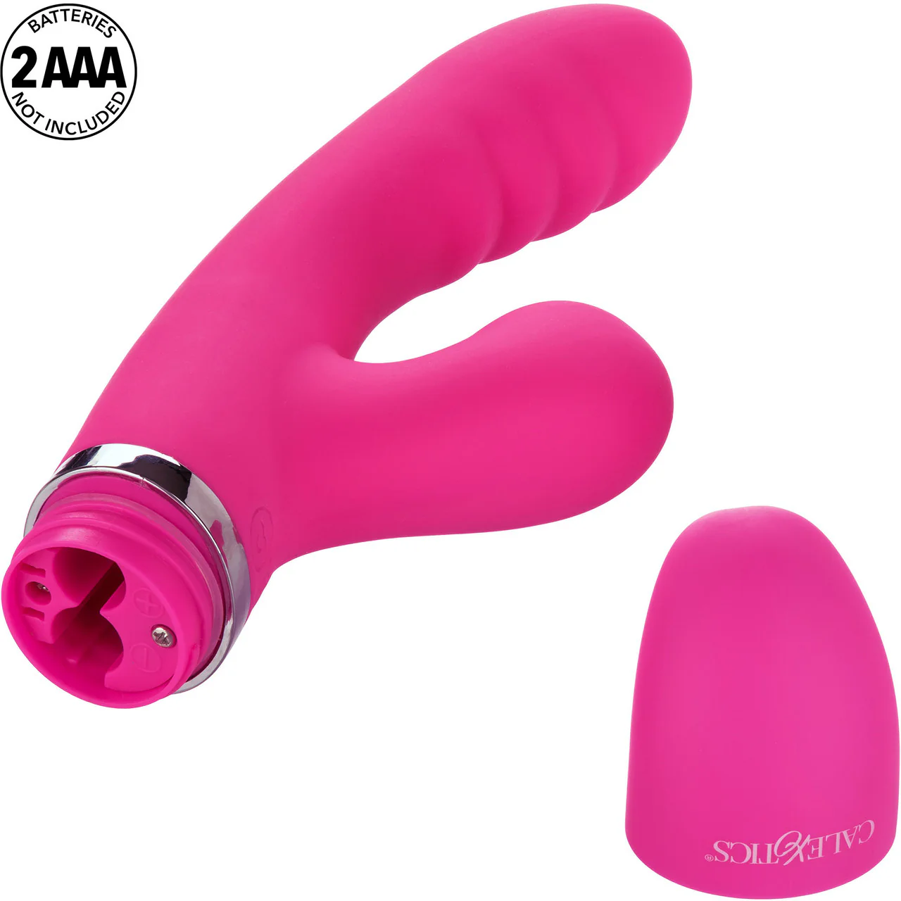 Foreplay Frenzy Pucker Dual Stimulation Vibrator With Suction By CalExotics - Pink - Image 11