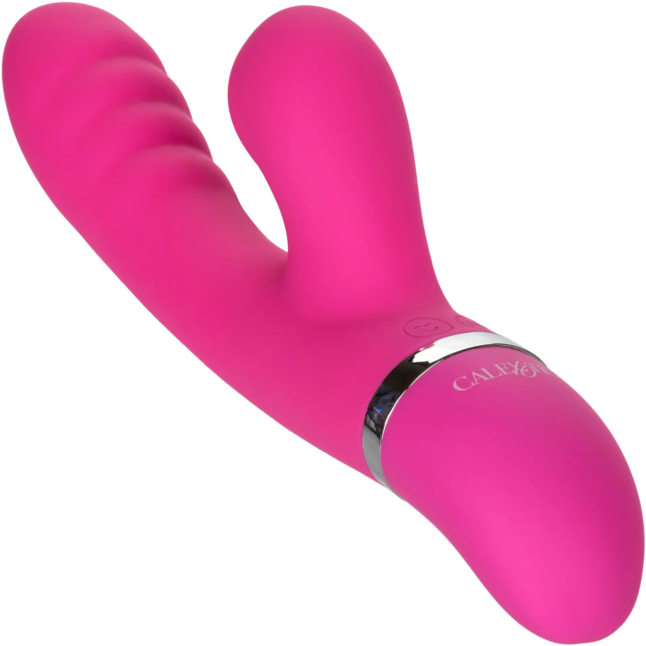 Foreplay Frenzy Pucker Dual Stimulation Vibrator With Suction By CalExotics - Pink - Image 3