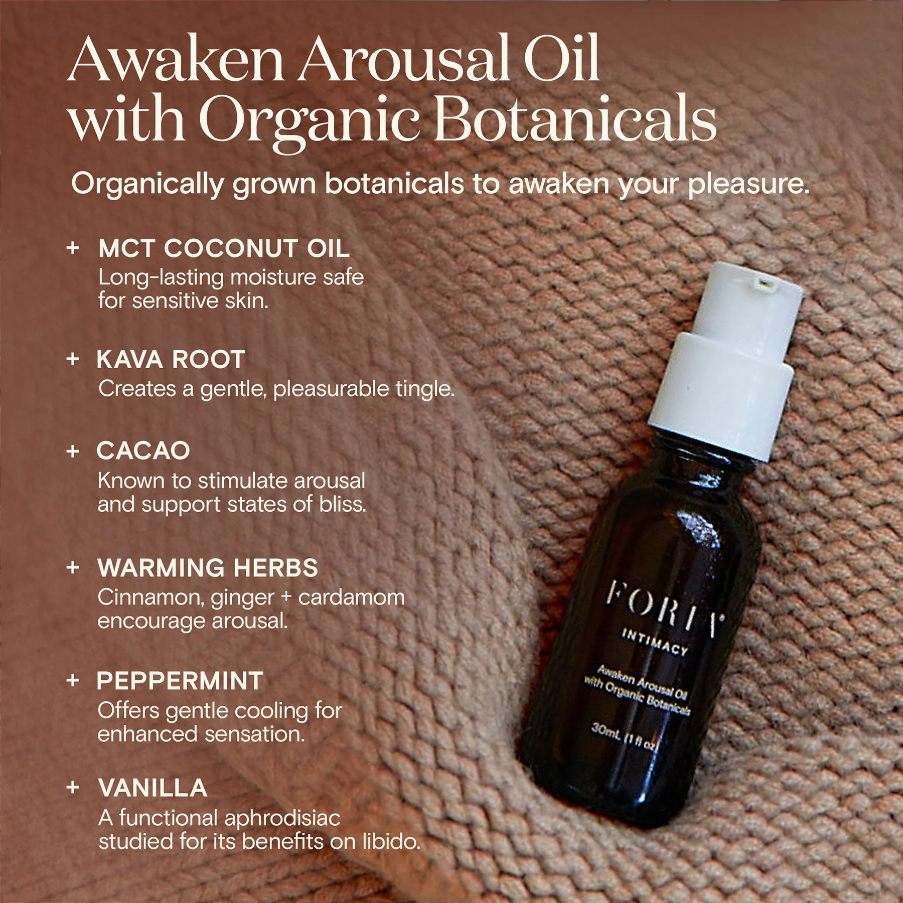 Foria Intimacy Awaken Arousal Oil with Organic Botanicals 1 fl oz - Image 4