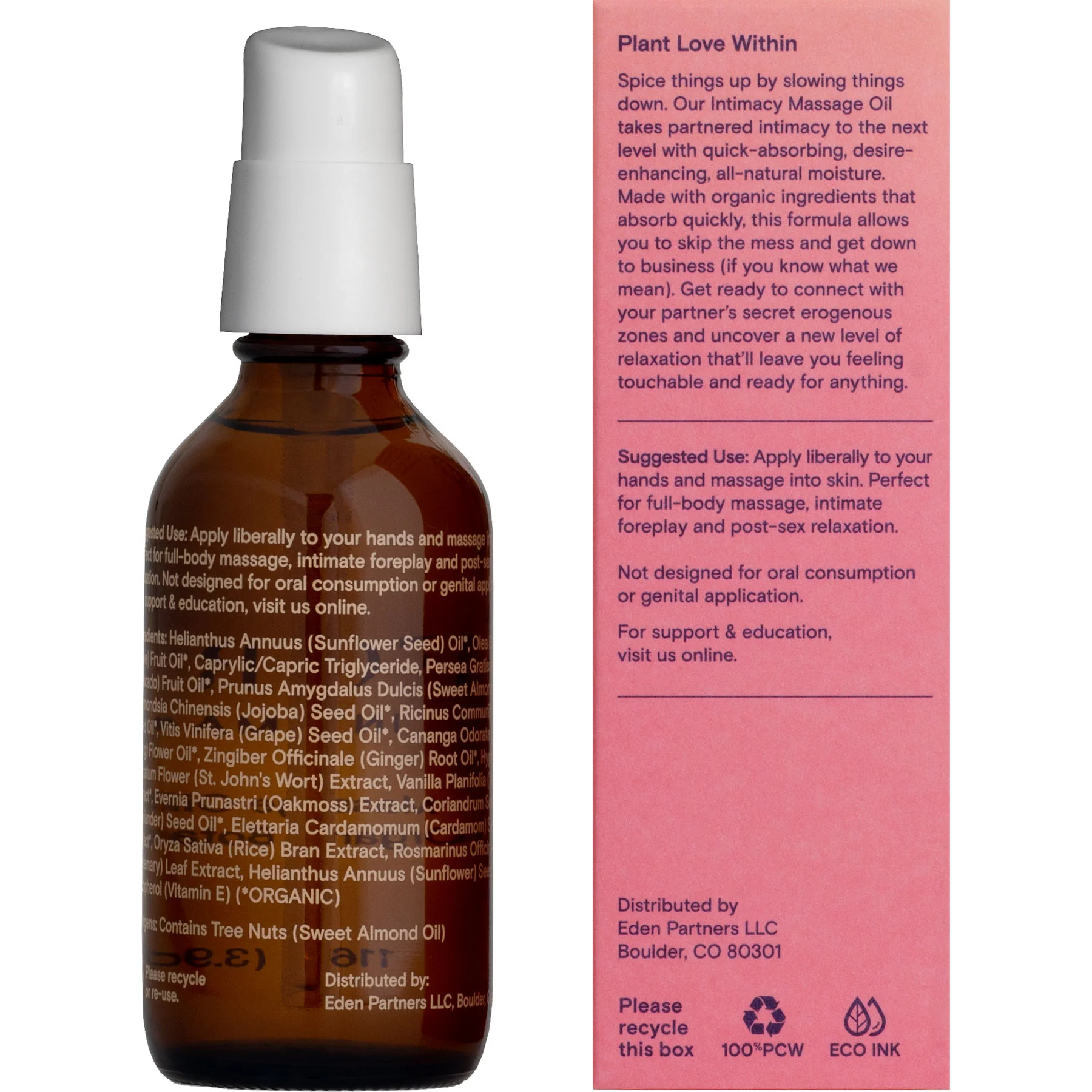Foria Intimacy Massage Oil with Organic Botanicals 3.9 fl oz - Image 11