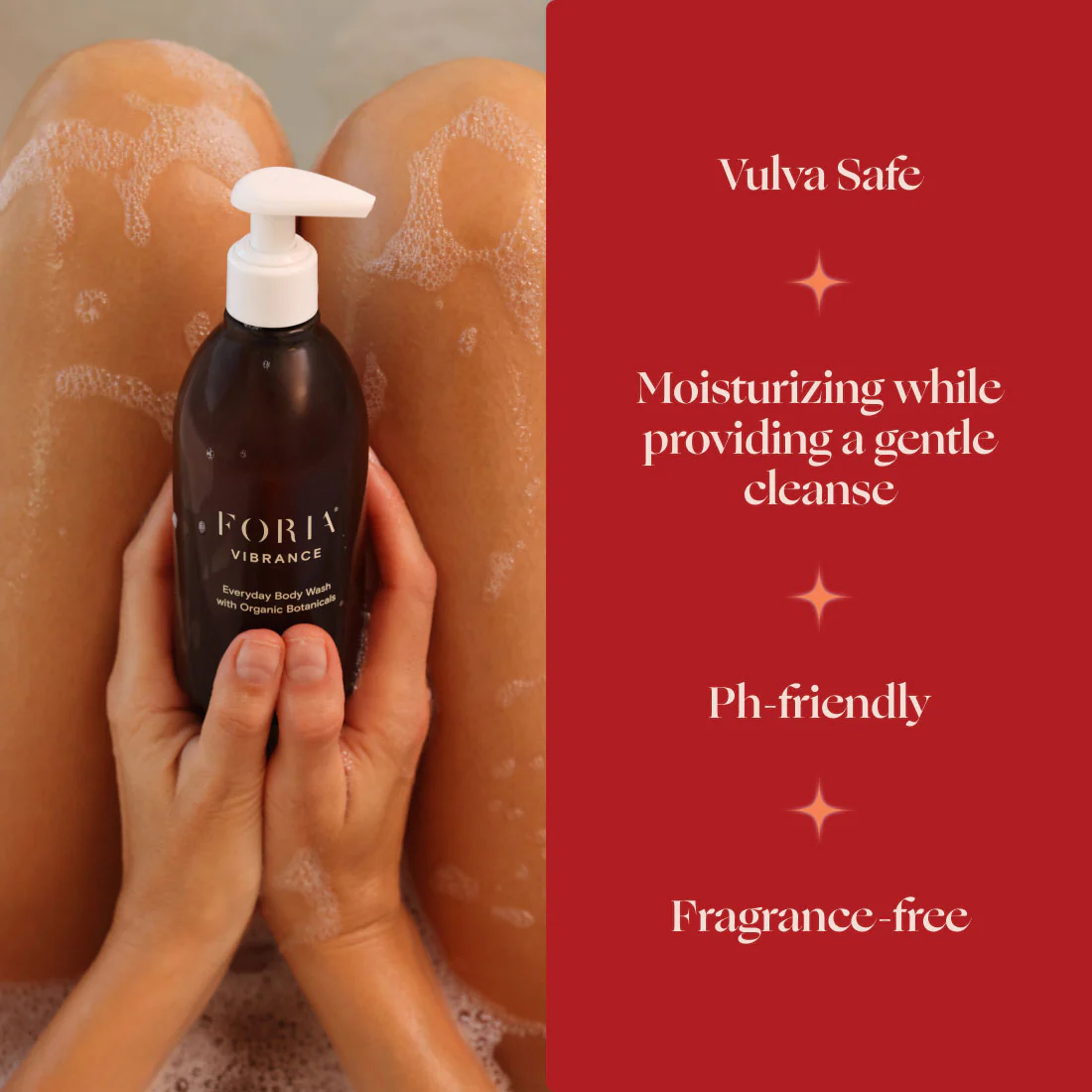 Foria Vibrance Everyday Body Wash with Organic Botanicals 10 fl oz - Image 4