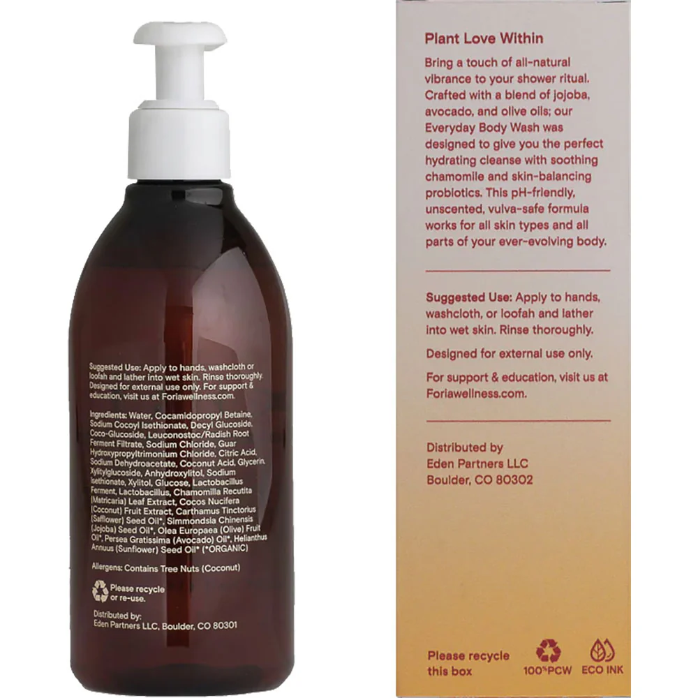 Foria Vibrance Everyday Body Wash with Organic Botanicals 10 fl oz - Image 7