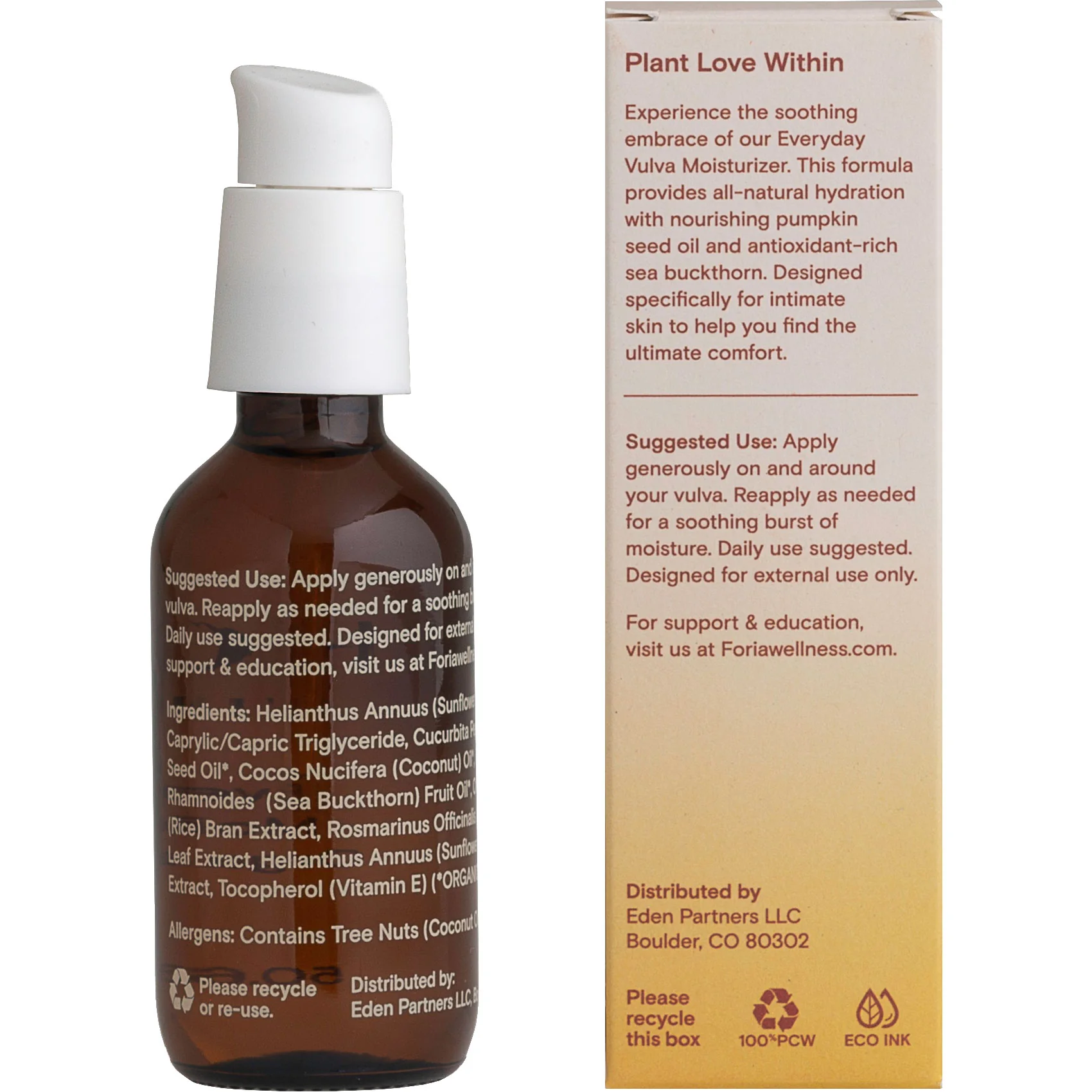 Foria Vibrance Everyday Vulva Moisturizer With Organic Botanicals 1.7 fl oz - Image 10