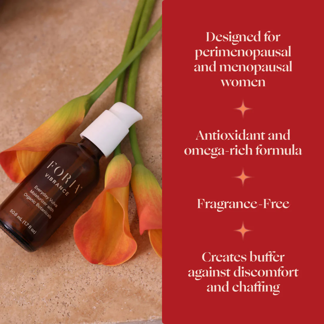 Foria Vibrance Everyday Vulva Moisturizer With Organic Botanicals 1.7 fl oz - Image 4