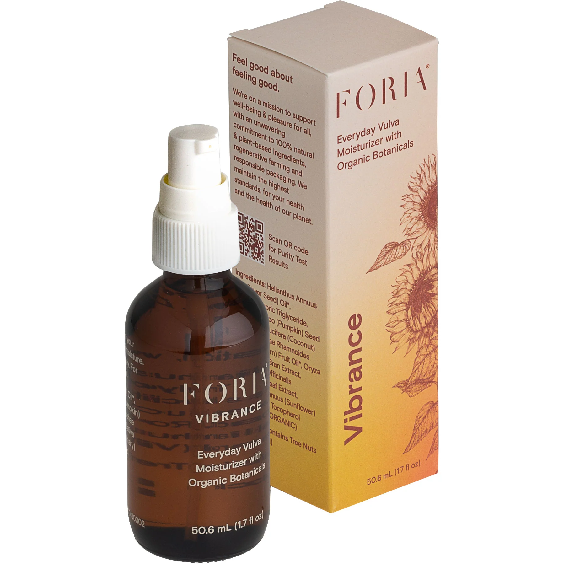 Foria Vibrance Everyday Vulva Moisturizer With Organic Botanicals 1.7 fl oz - Image 8