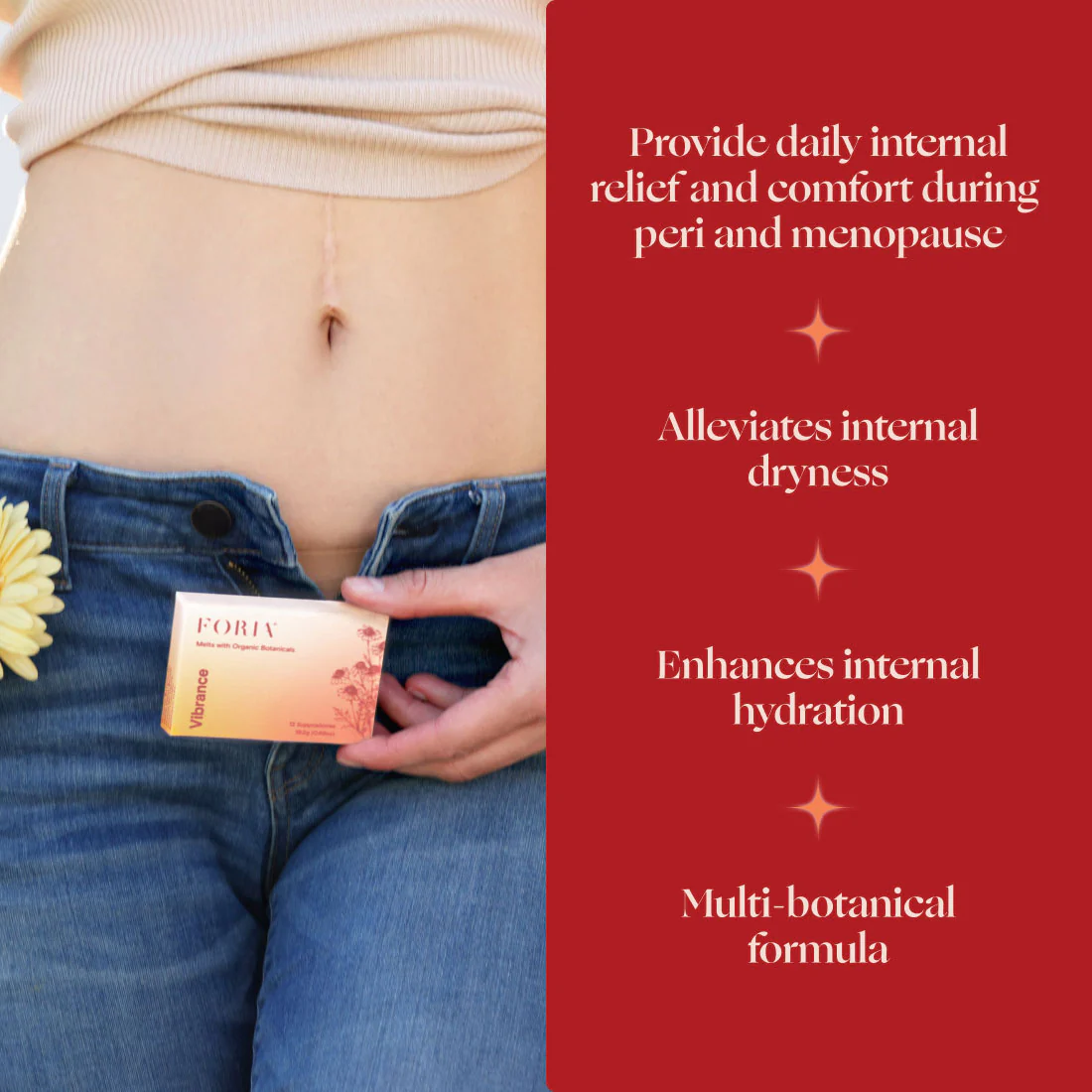 Foria Vibrance Melts with Organic Botanicals 12 Suppositories - Image 5