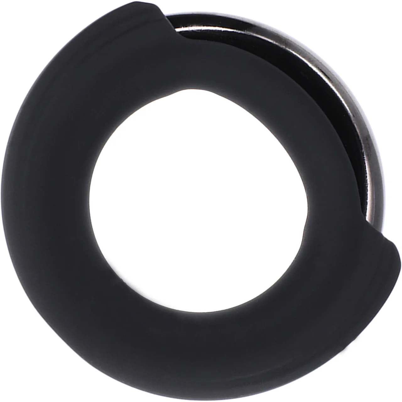 Fort Troff Pinch Zero Weighted Silicone Cock Ring - Black - Image 3