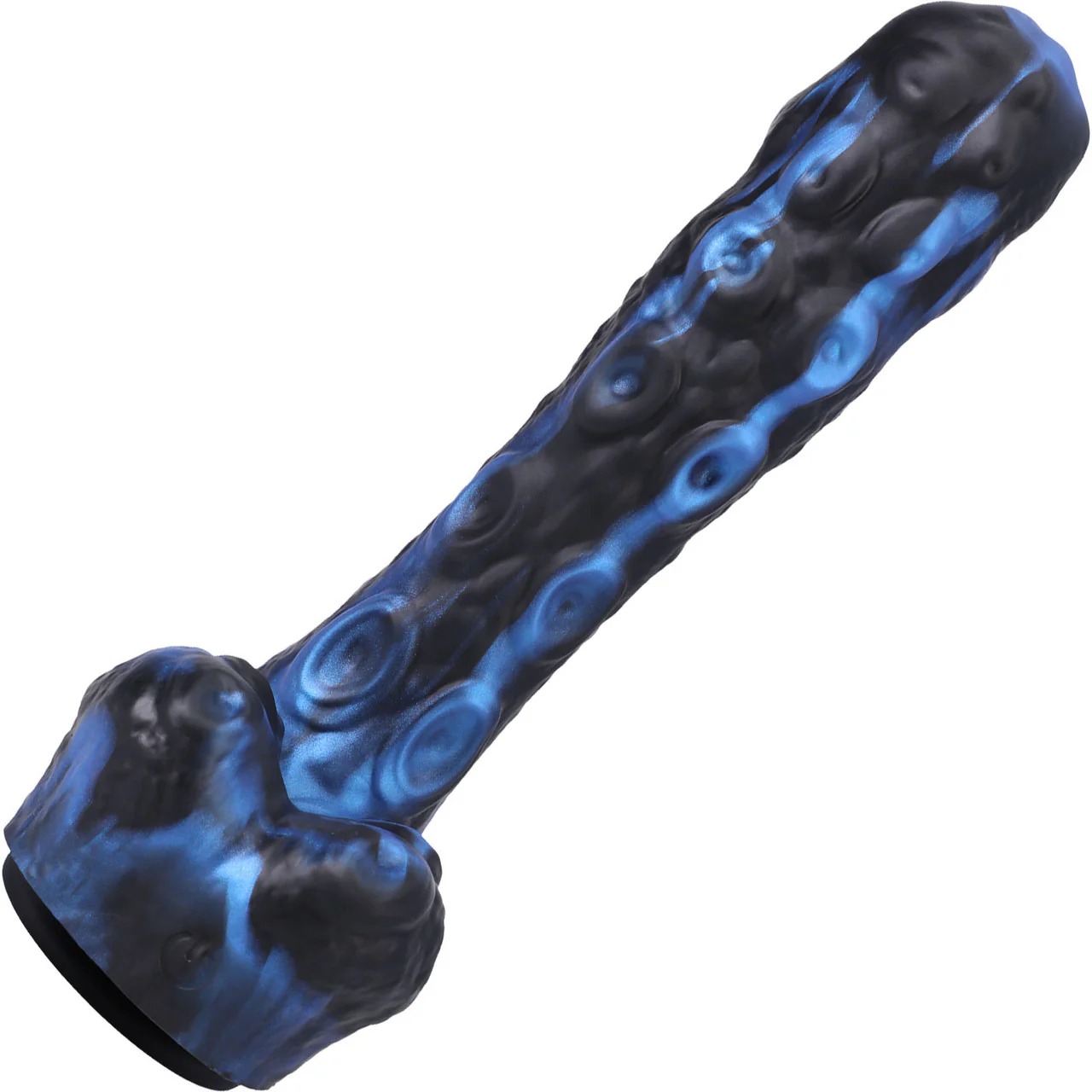 Fort Troff Tendrill Thruster Rechargeable Silicone Mini Fuck Machine Dildo With Balls & Remote - Blue - Image 3