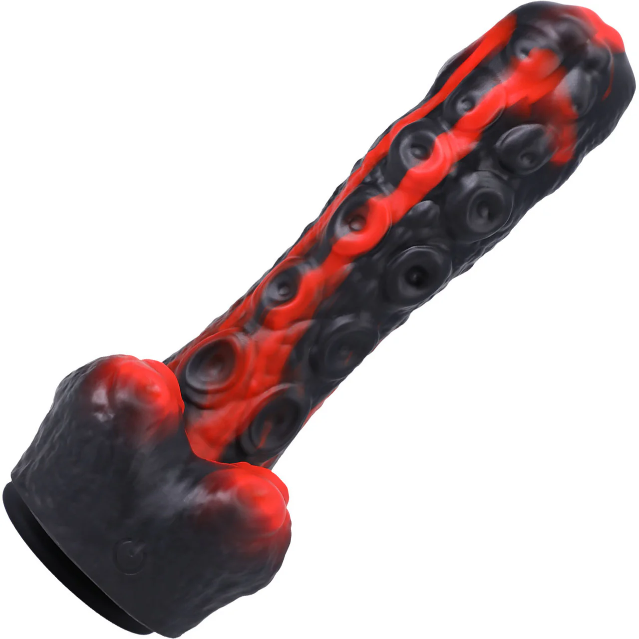 Fort Troff Tendrill Thruster Rechargeable Silicone Mini Fuck Machine Dildo With Balls & Remote - Red - Image 3