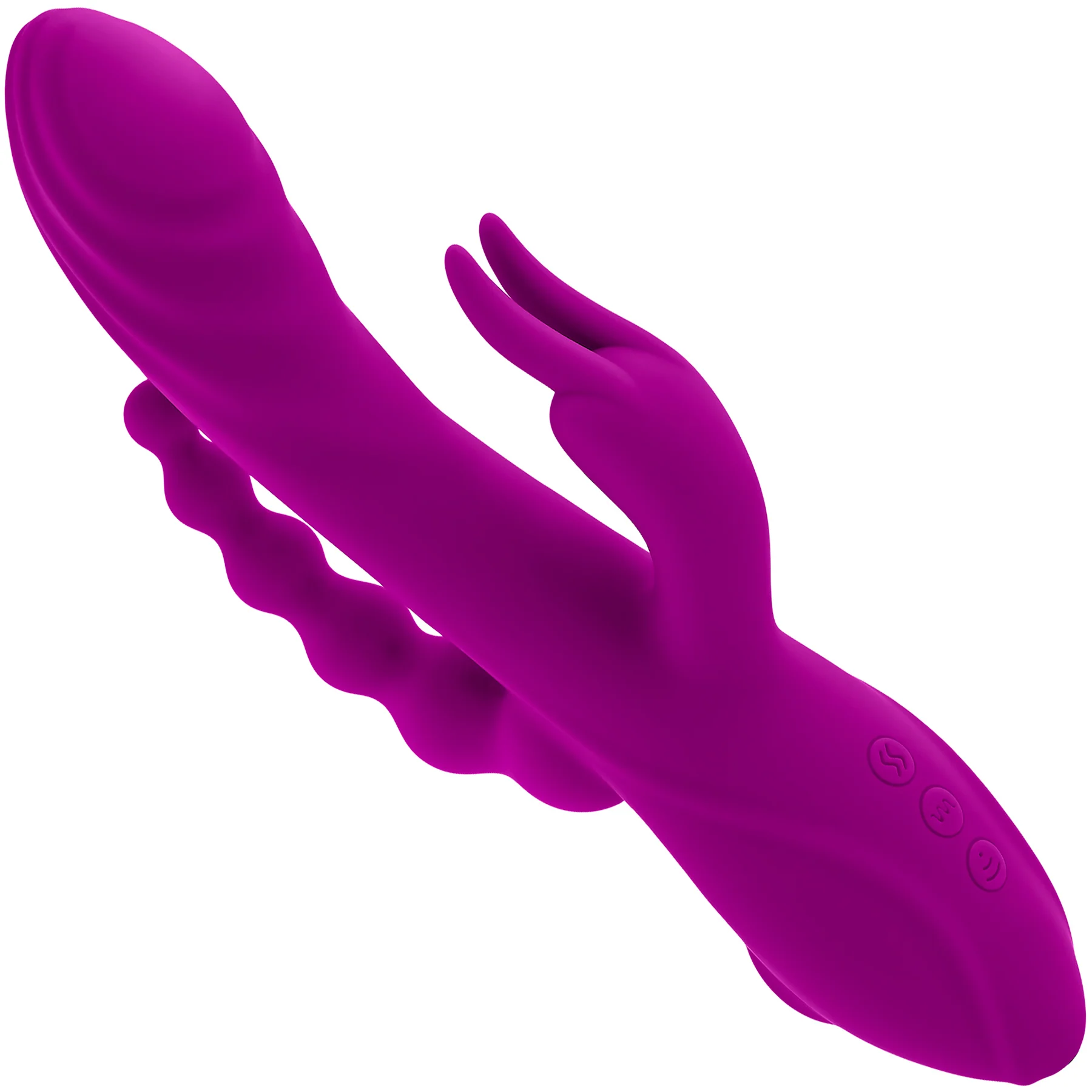 Fourgasm Quadruple Stimulation Rechargeable Silicone Vibrator By Evolved Novelties - Image 7