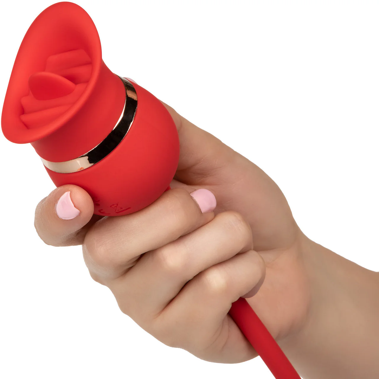 French Kiss Casanova Vibrating Silicone Clitoral Stimulator & Vibrating Bullet by CalExotics - Image 6