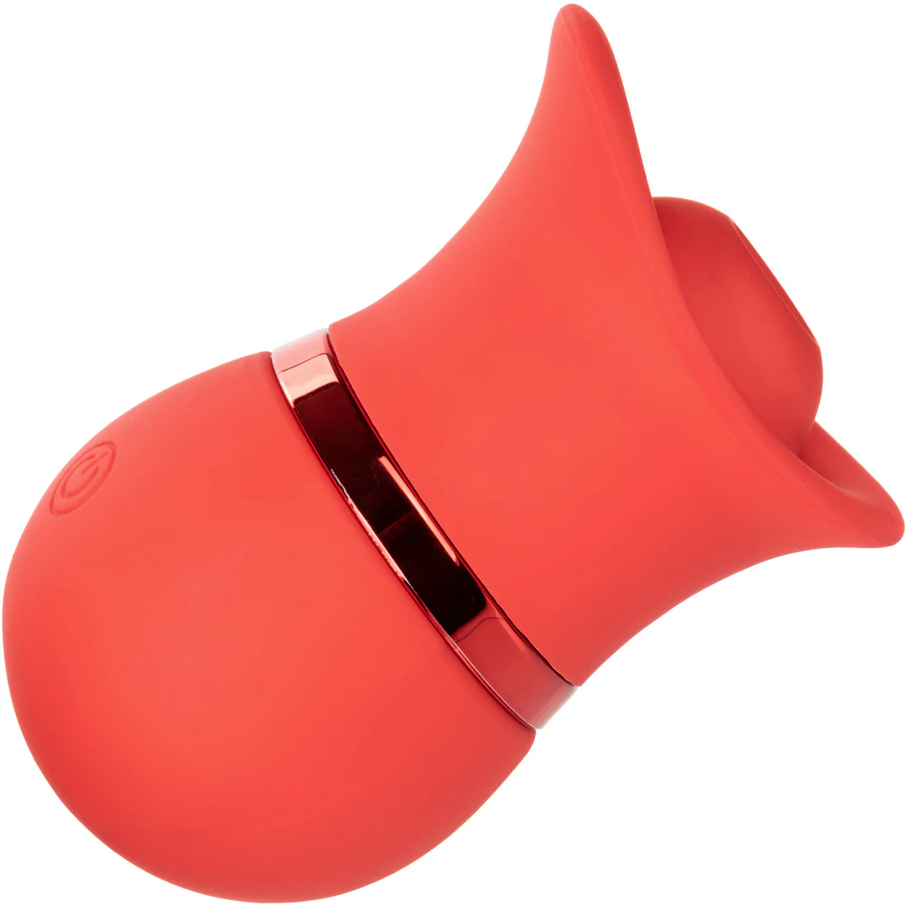 French Kiss Suck & Play Rechargeable Waterproof Silicone Interchangeable Set By CalExotics - Red - Image 4