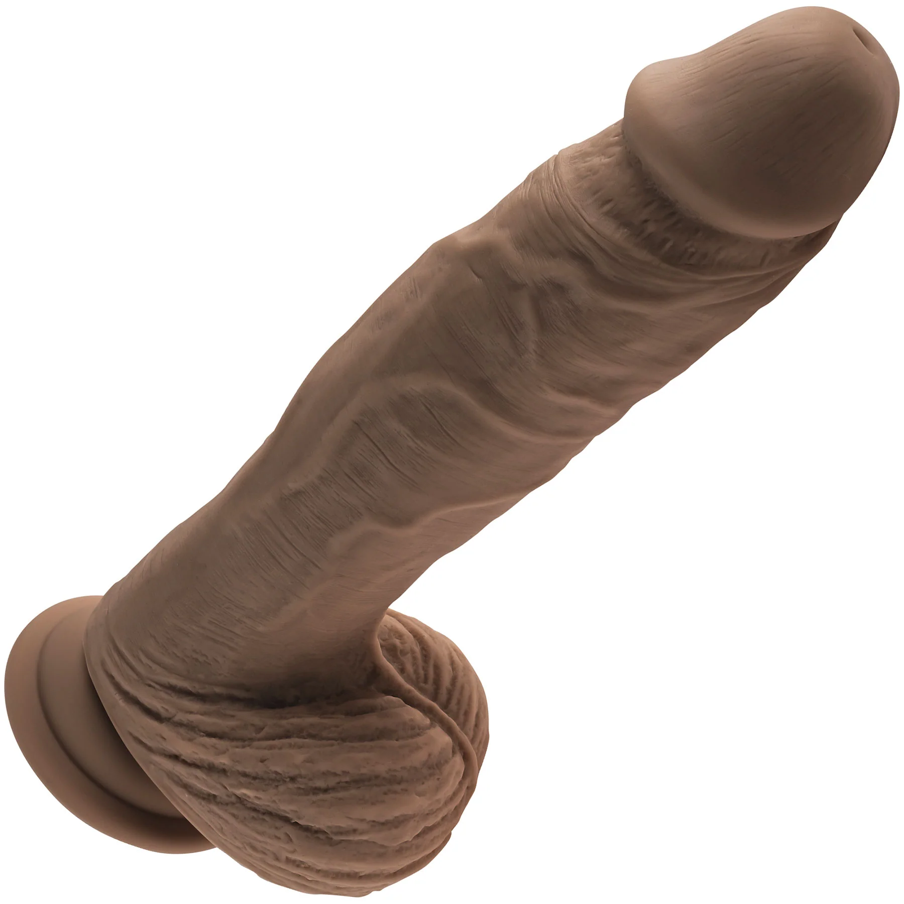 Full Monty Vibrating Silicone Rotating Realistic Suction Cup Dildo With Balls & Remote Control - Image 11