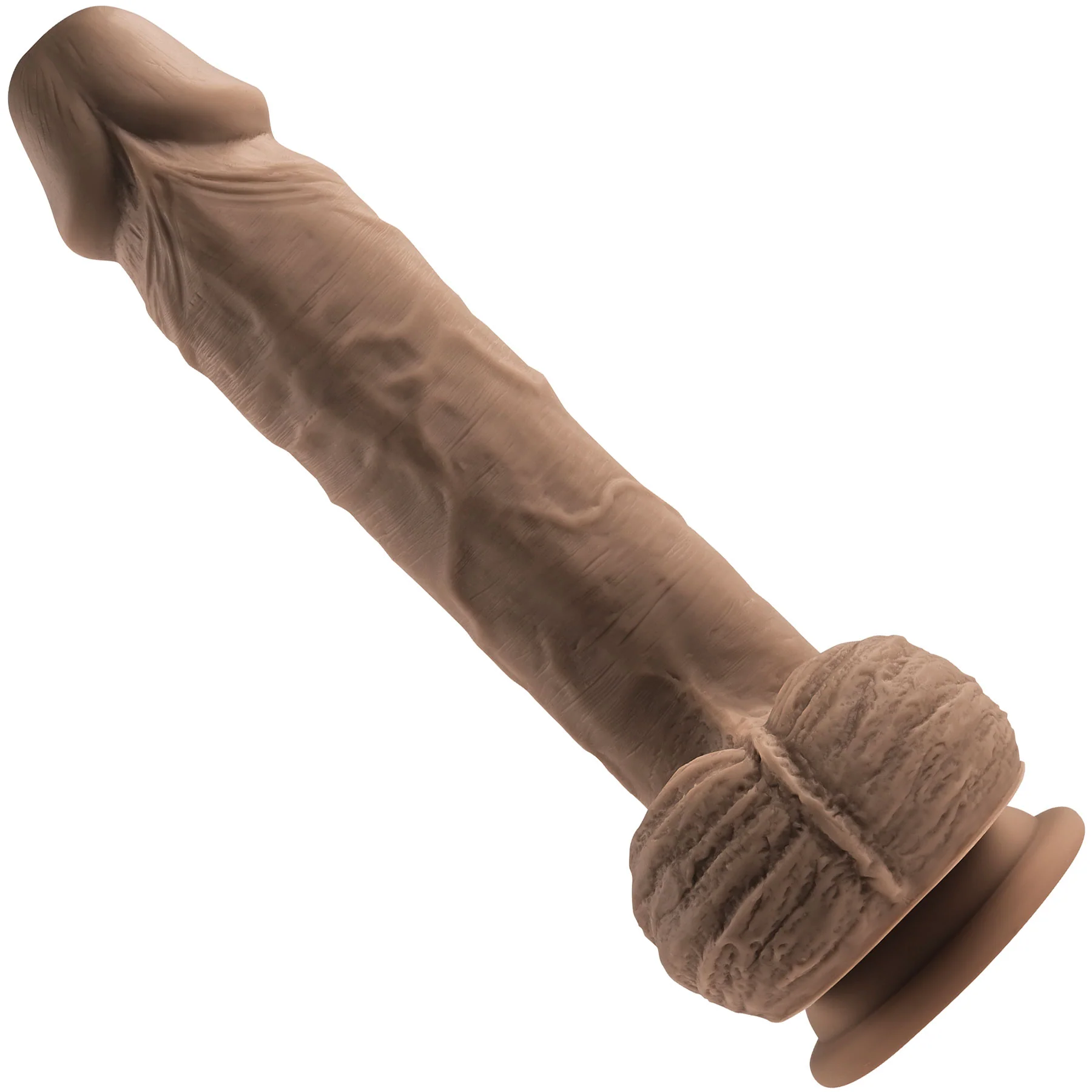 Full Monty Vibrating Silicone Rotating Realistic Suction Cup Dildo With Balls & Remote Control - Image 13