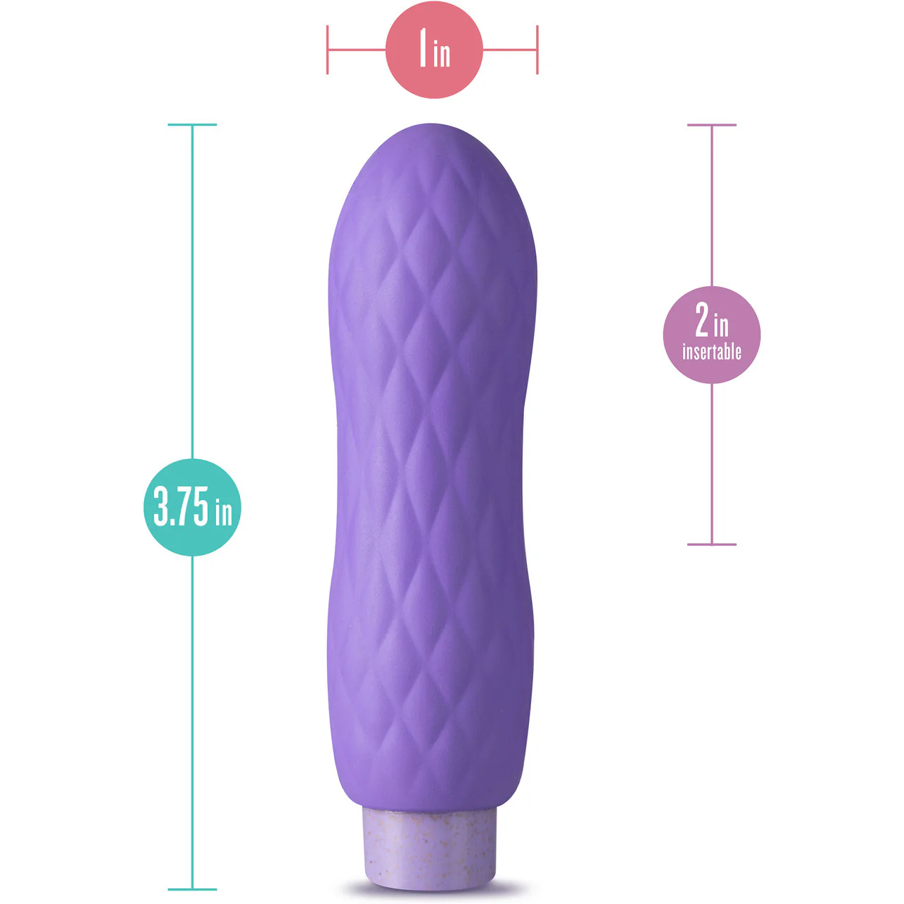 Gaia Eco Bliss Rechargeable Waterproof Plant Based Clitoral Vibrator By Blush - Lilac - Image 5