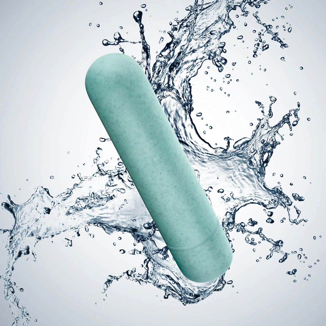 Gaia Eco Bullet Biodegradable & Recyclable Mini Vibrator By Blush Novelties - Aqua - Image 7