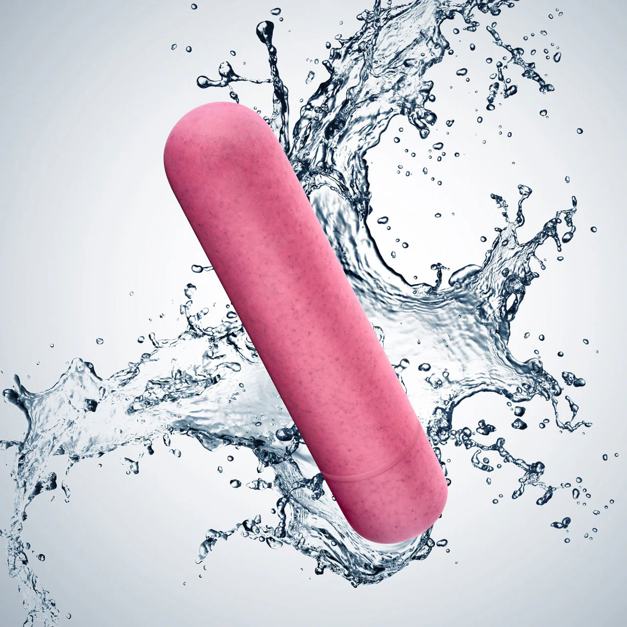 Gaia Eco Bullet Biodegradable & Recyclable Mini Vibrator By Blush Novelties - Coral - Image 6