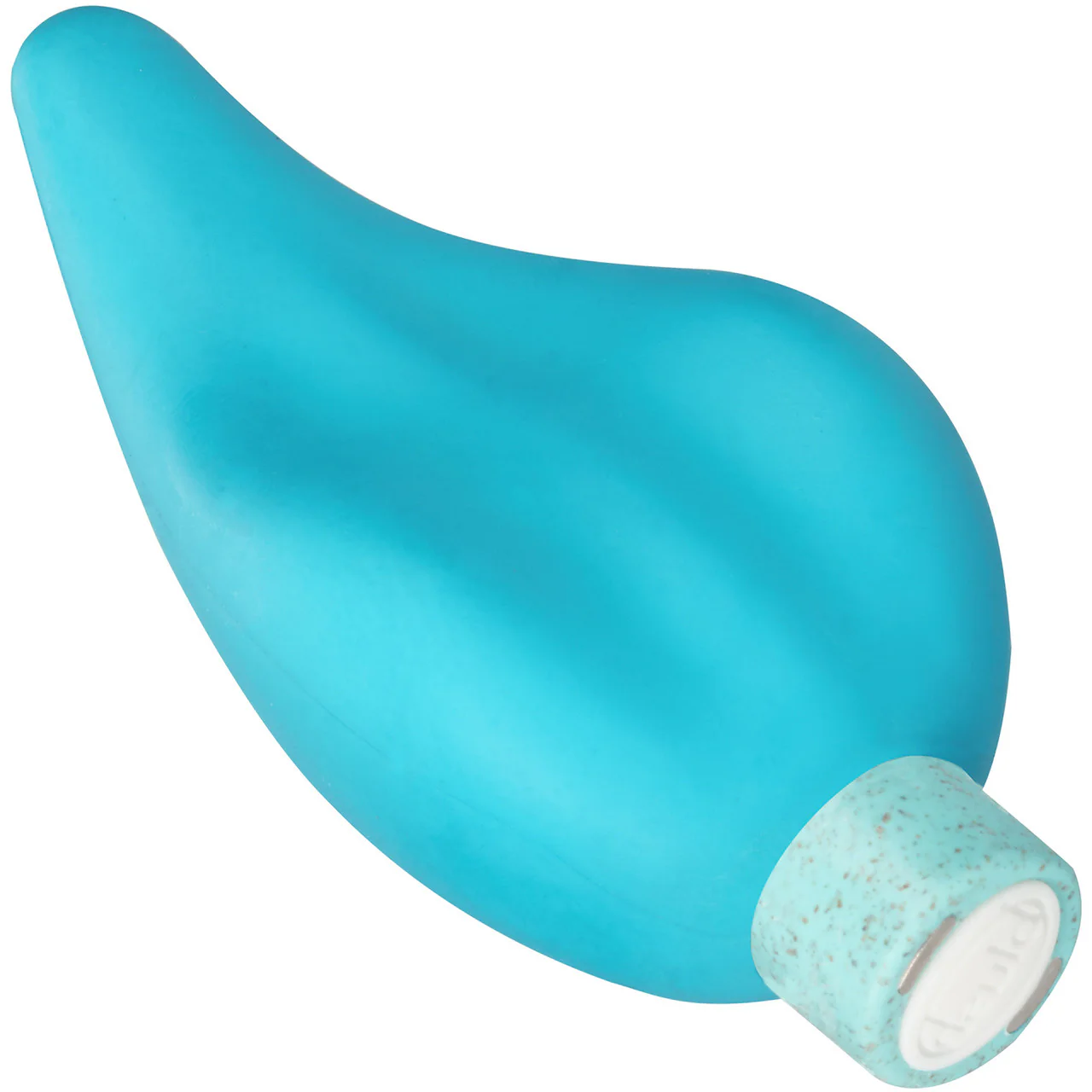 Gaia Eco Caress Rechargeable Waterproof Plant Based Clitoral Vibrator By Blush - Aqua - Image 3