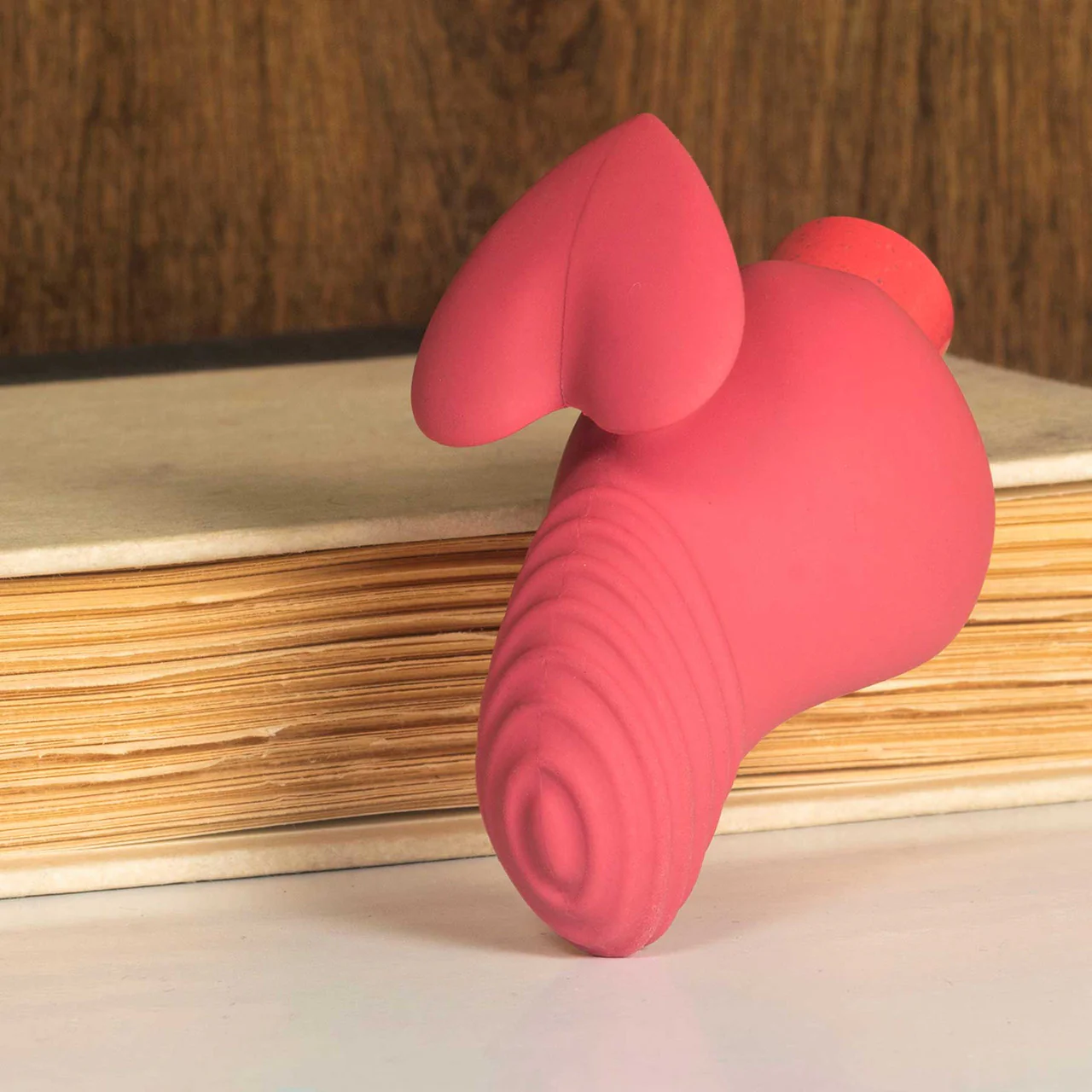 Gaia Eco Love Rechargeable Waterproof Plant Based Clitoral Vibrator By Blush - Coral - Image 13