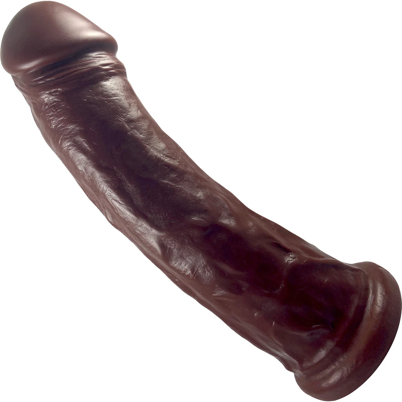Gambler VixSkin Realistic Silicone Extra Large Dildo By Vixen - Chocolate - Image 2