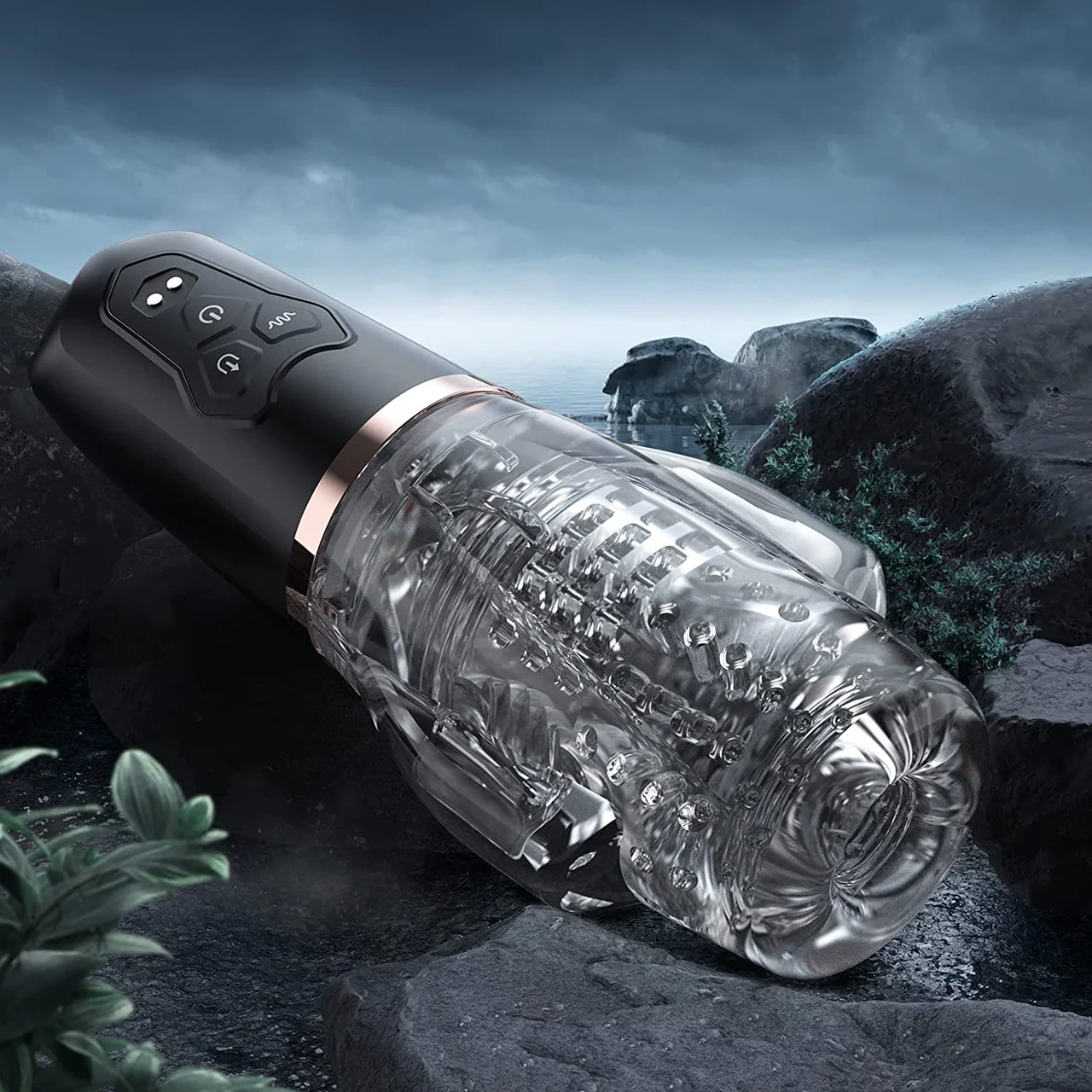 Gawk Gawk 3000 Sucking Vibrating Rechargeable Oral Sex Penis Masturbator - Image 11