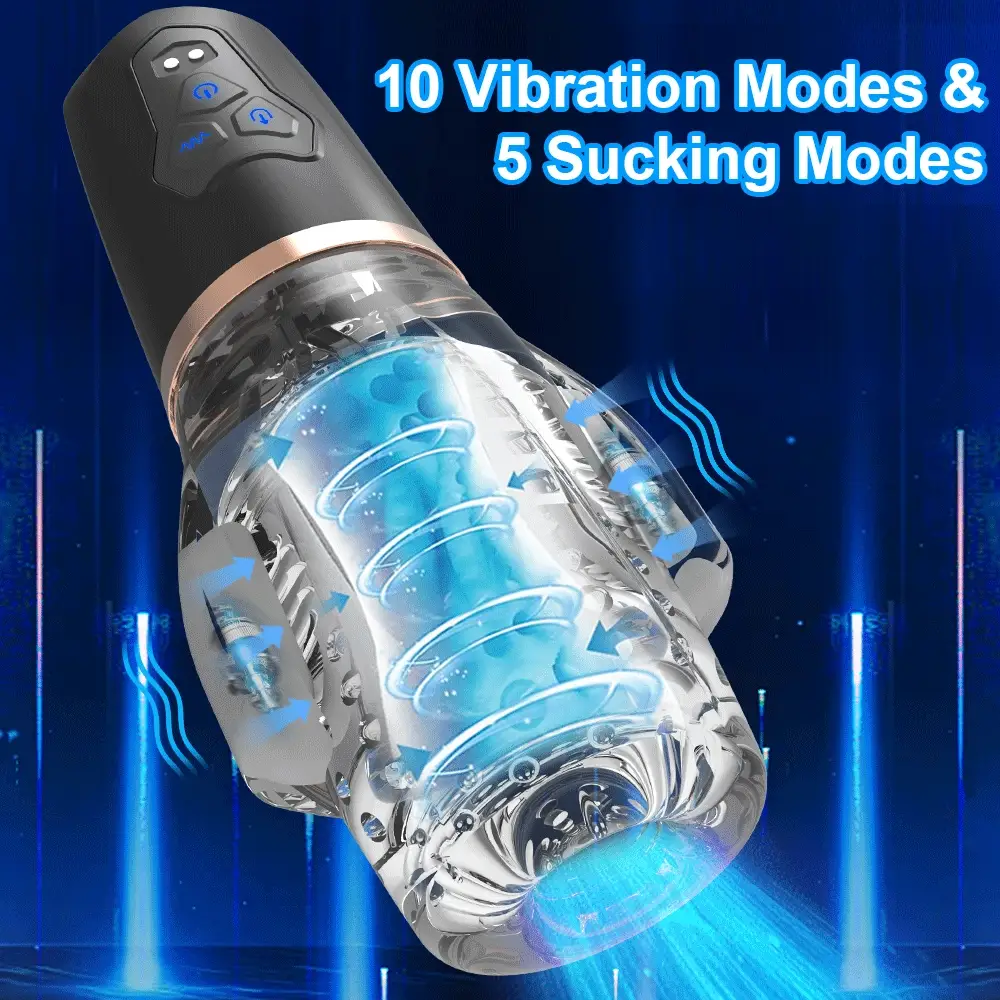 Gawk Gawk 3000 Sucking Vibrating Rechargeable Oral Sex Penis Masturbator - Image 2