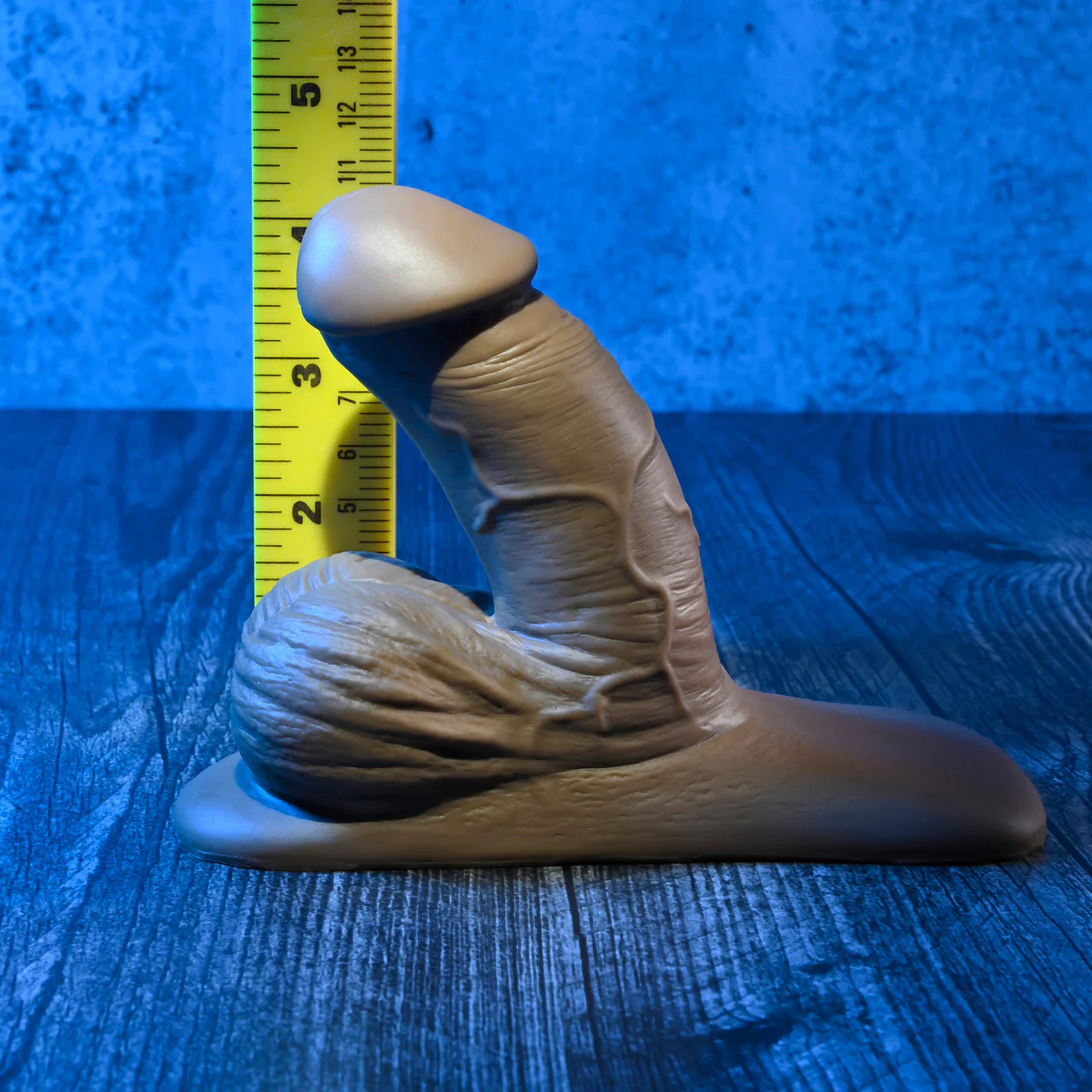 Gender X 4" Silicone Penis Packer - Dark - Image 5