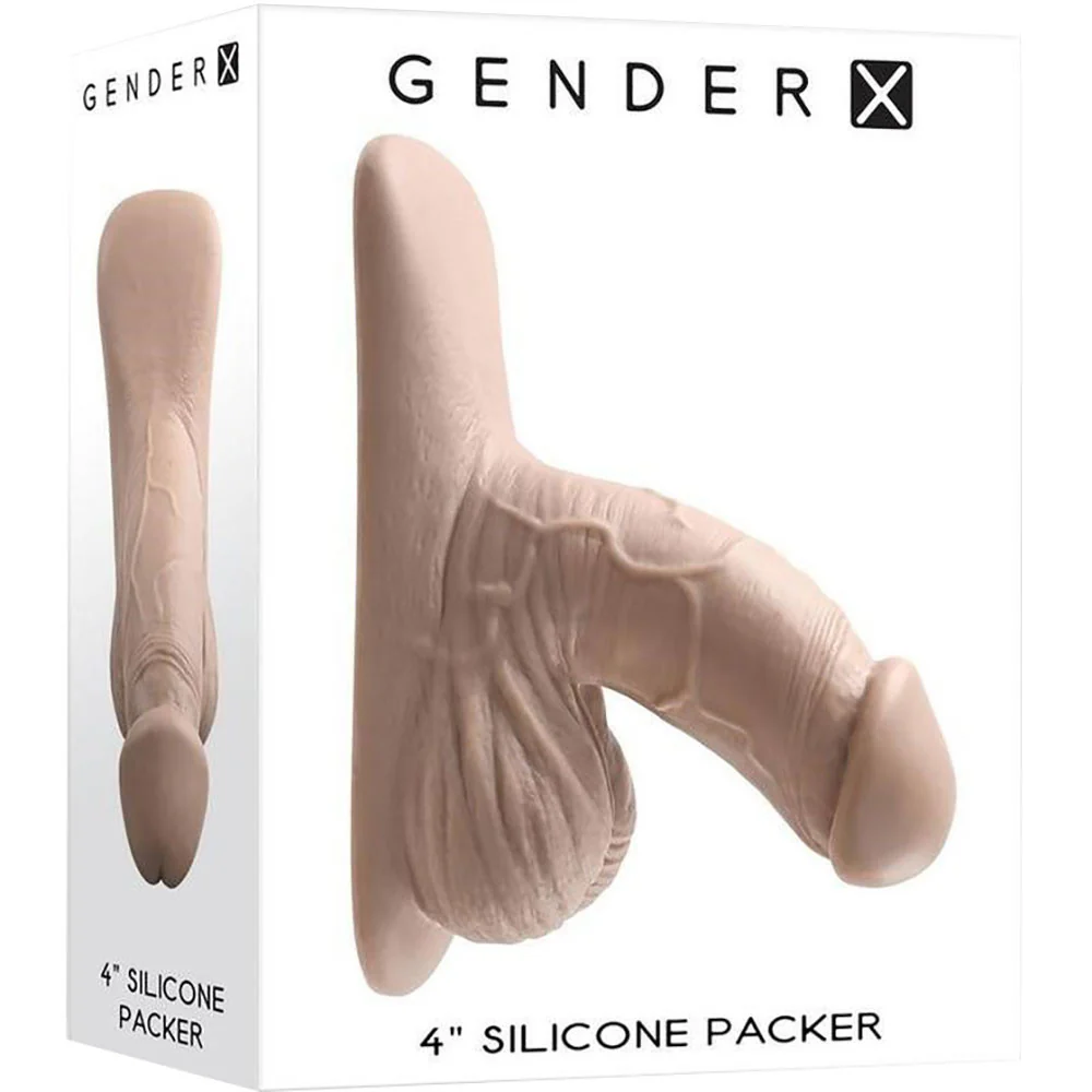 Gender X 4" Silicone Penis Packer - Light - Image 4