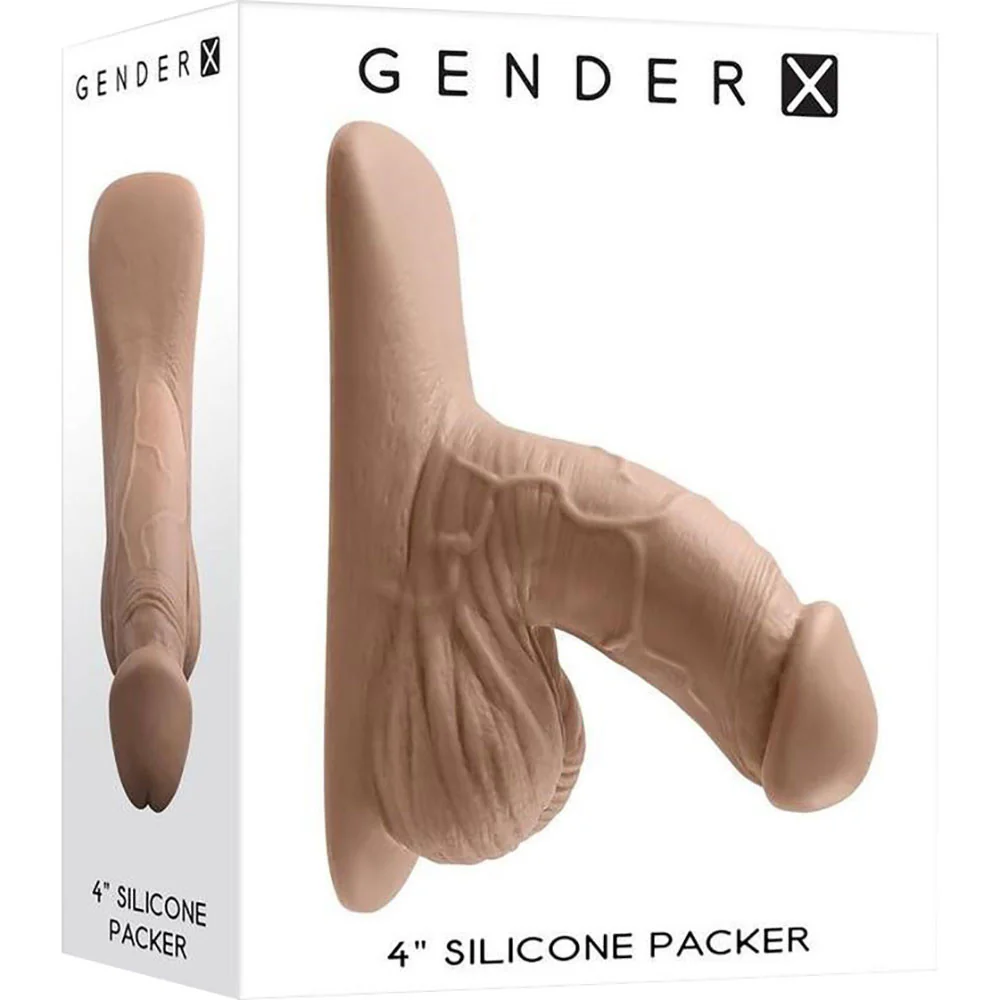 Gender X 4" Silicone Penis Packer - Medium - Image 4