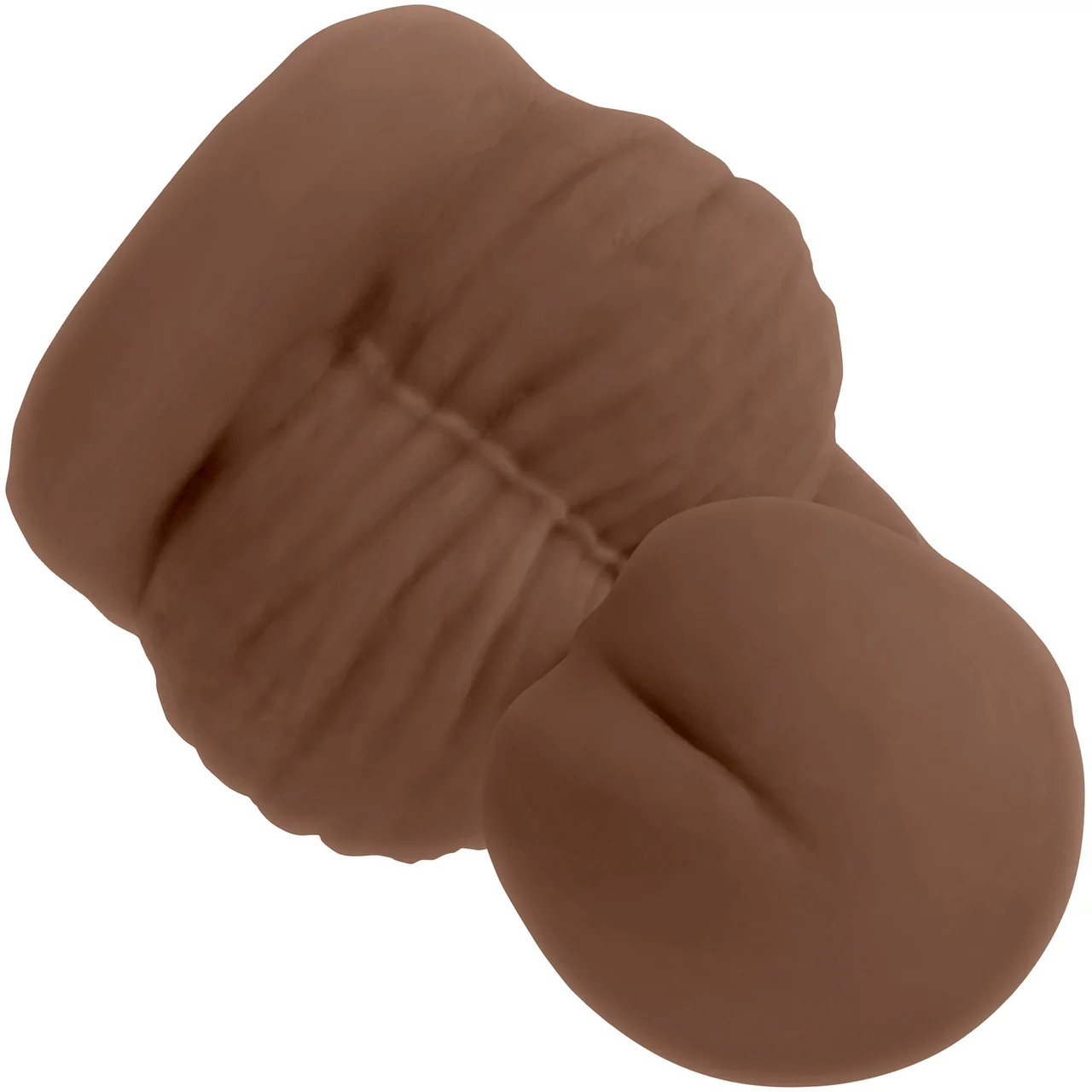 Gender X 4" Squishy Penis Packer - Chocolate - Image 4