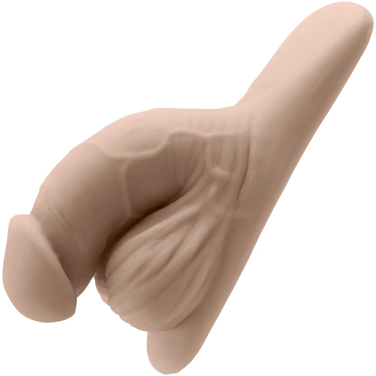 Gender X 4" Squishy Penis Packer - Vanilla - Image 3