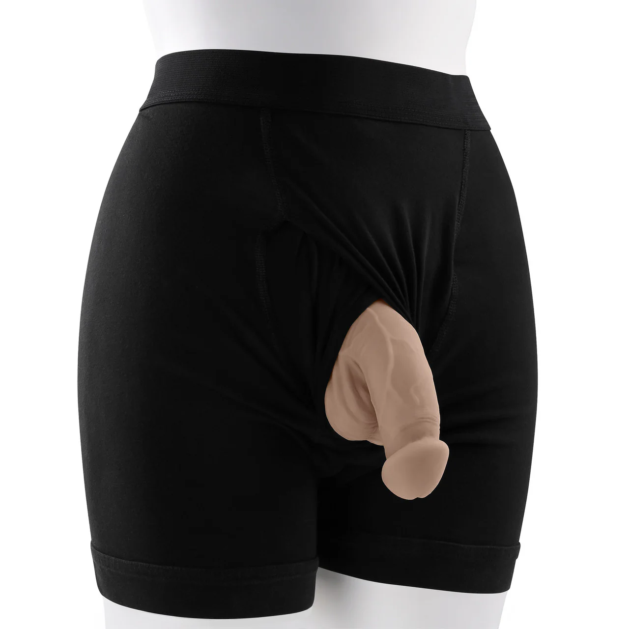 Gender X 4" Squishy Penis Packer - Vanilla - Image 5