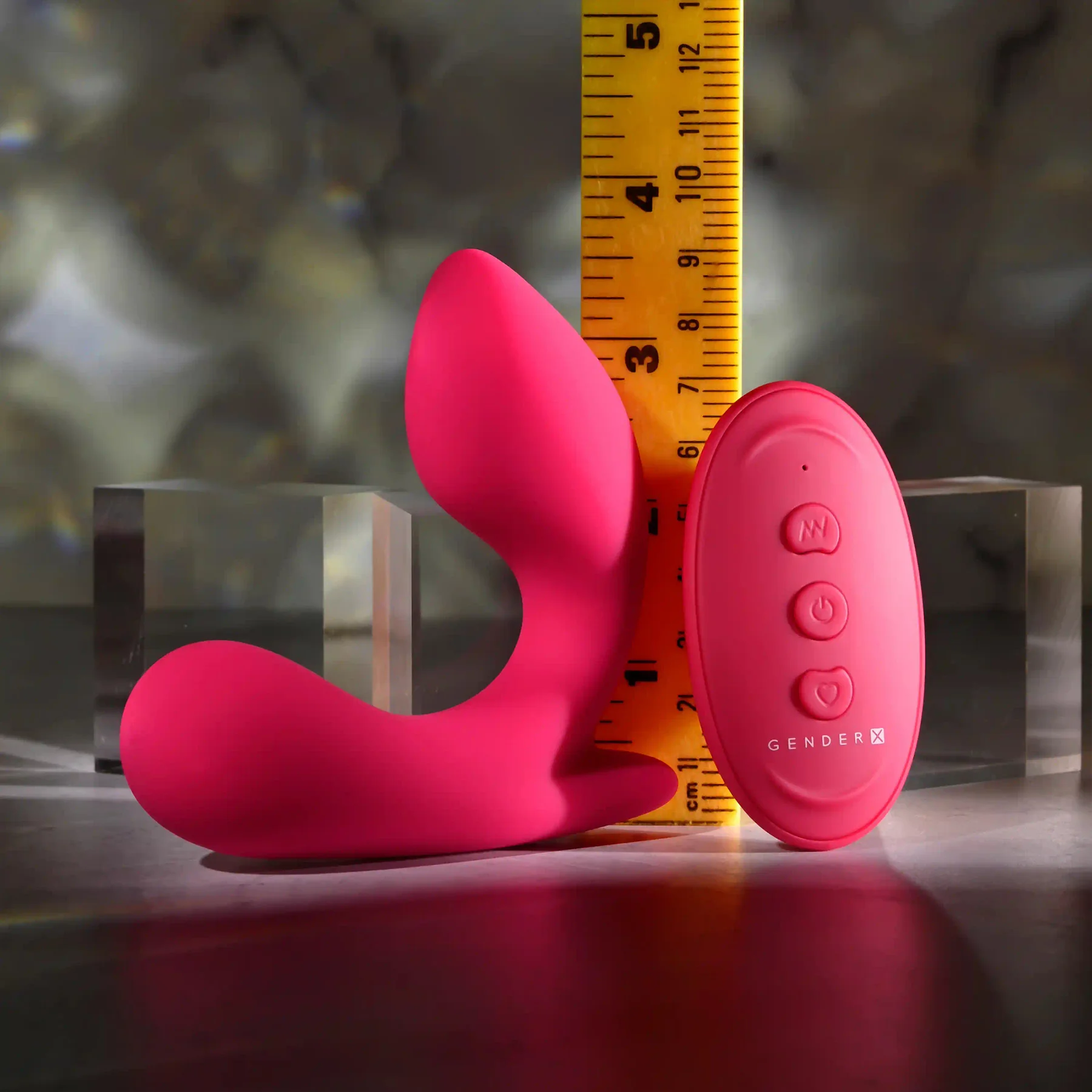 Gender X All About The Bass Dual Stimulation Rechargeable Silicone Vibrator With Remote - Image 13