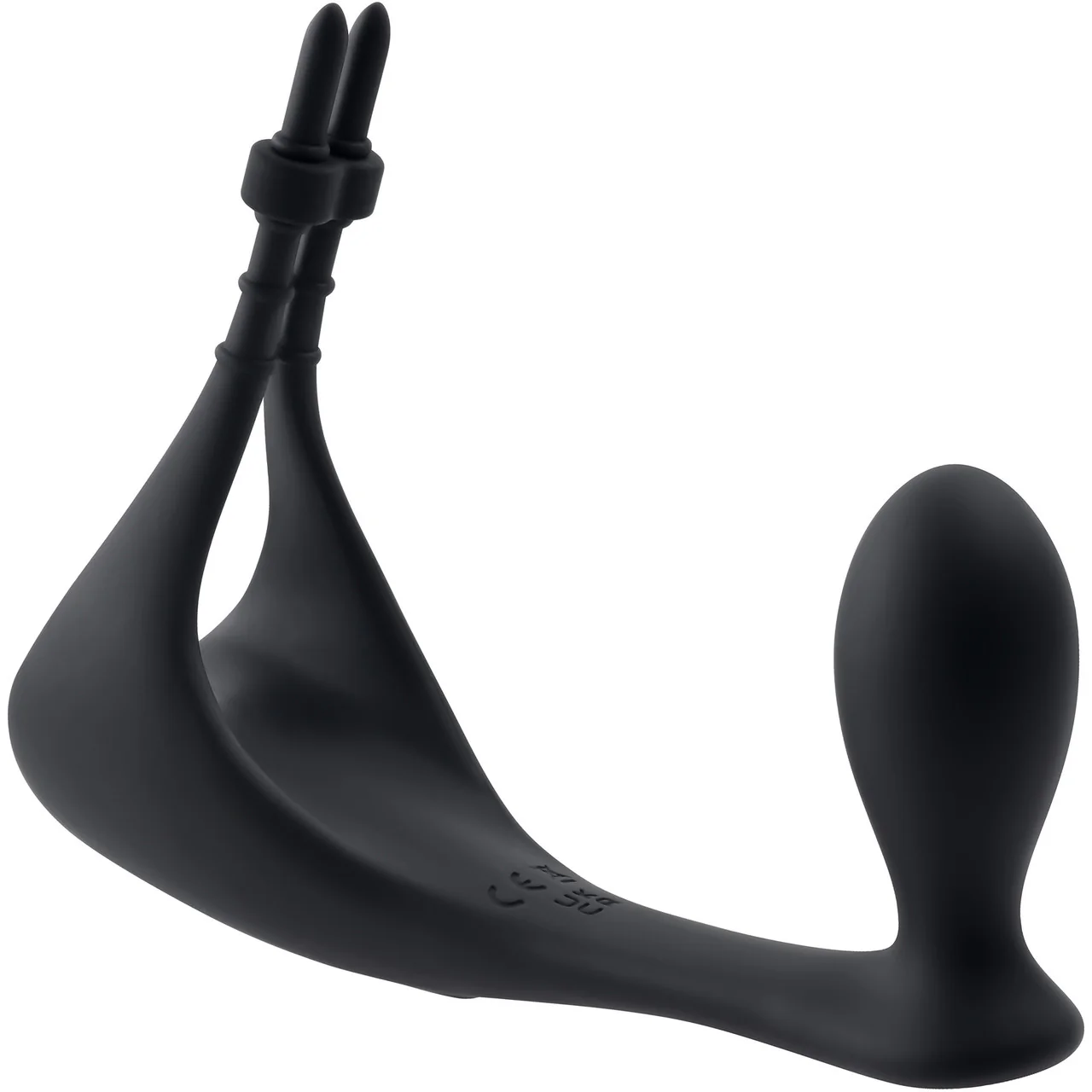 Gender X Back It Up Rechargeable Waterproof Silicone Vibrating Cock Ring & Anal Plug With Remote - Image 4