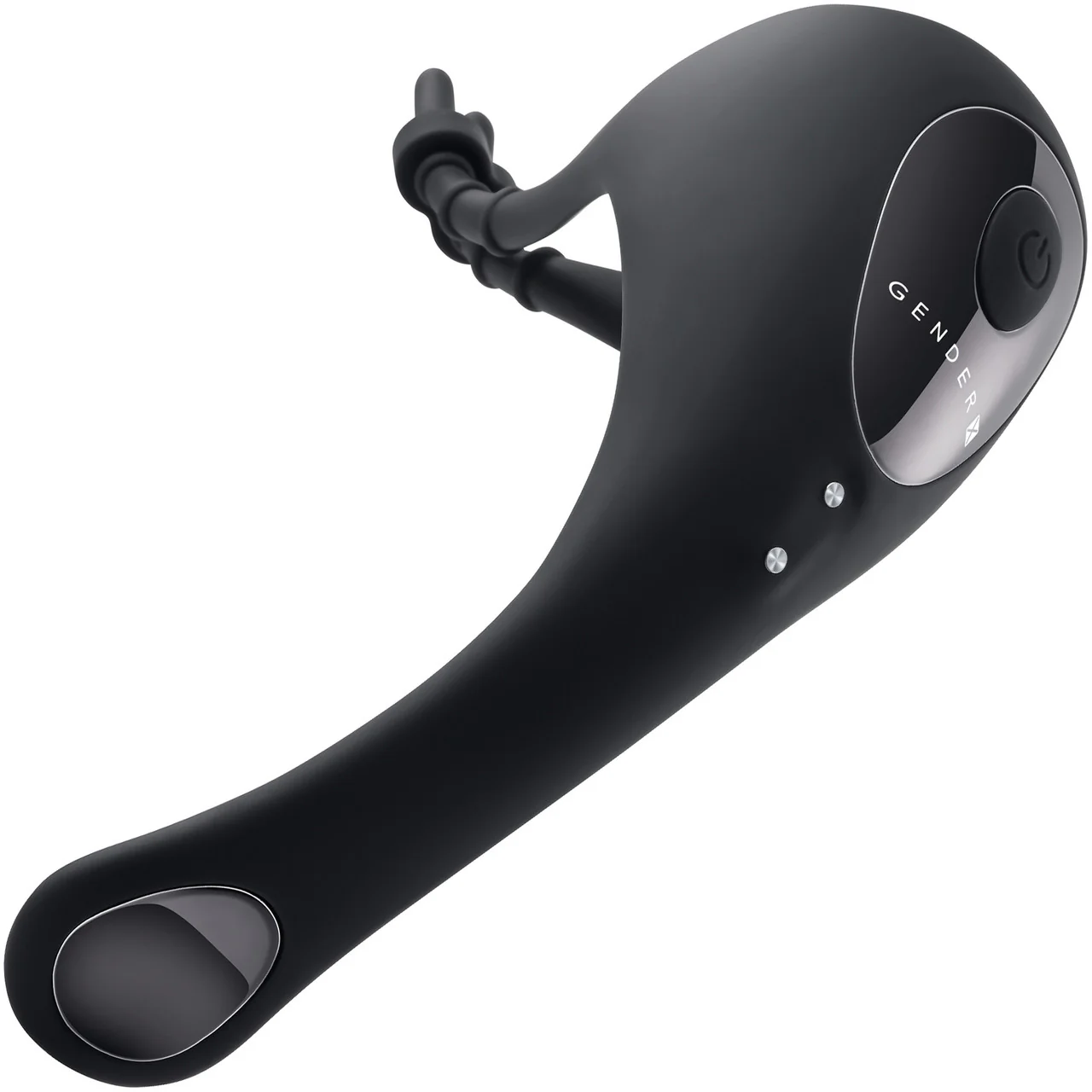Gender X Back It Up Rechargeable Waterproof Silicone Vibrating Cock Ring & Anal Plug With Remote - Image 5