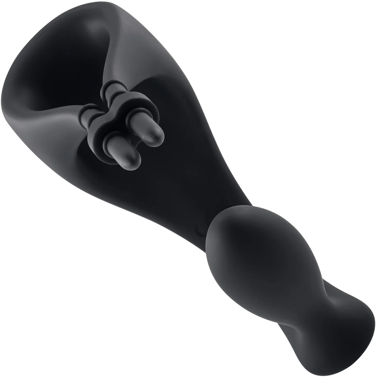 Gender X Back It Up Rechargeable Waterproof Silicone Vibrating Cock Ring & Anal Plug With Remote - Image 6