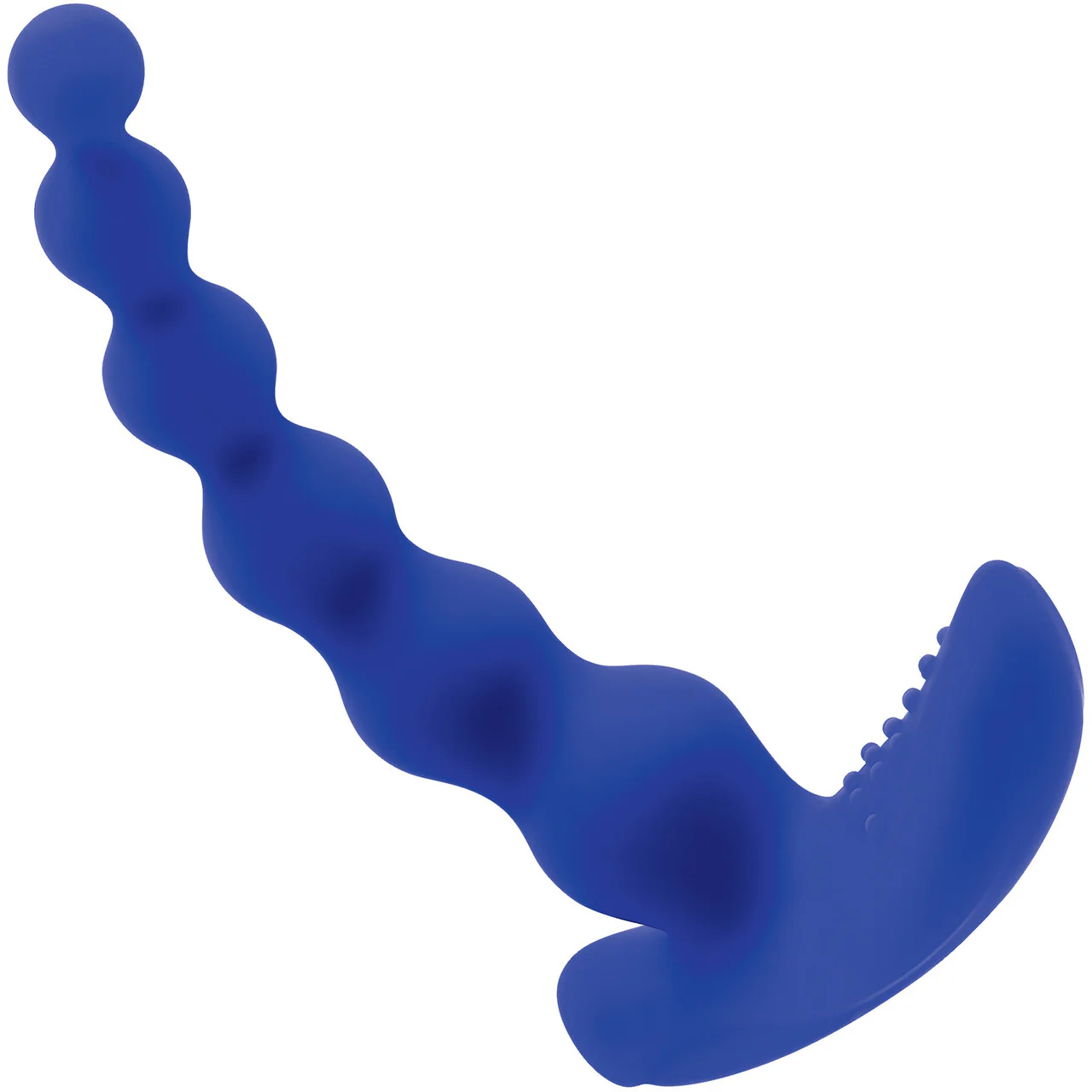 Gender X Beaded Pleasure Rechargeable Waterproof Silicone Vibrating Anal Beads With Remote - Blue - Image 2