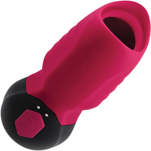 Gender X Body Kisses Rechargeable Silicone Vibrating Suction Massager - Red - Image 13