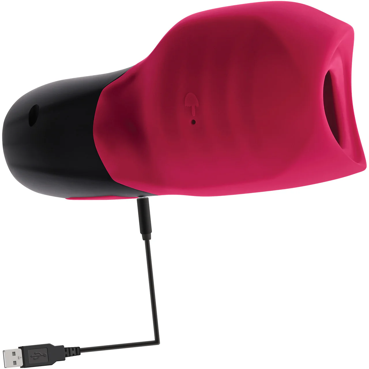 Gender X Body Kisses Rechargeable Silicone Vibrating Suction Massager - Red - Image 14