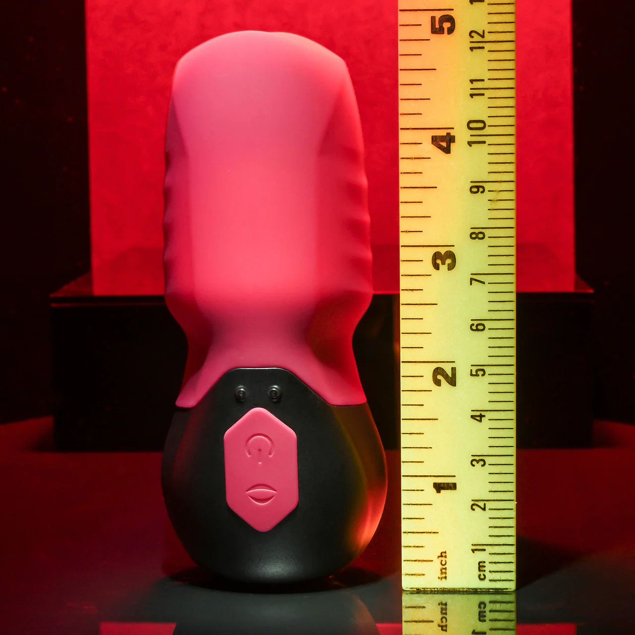 Gender X Body Kisses Rechargeable Silicone Vibrating Suction Massager - Red - Image 15