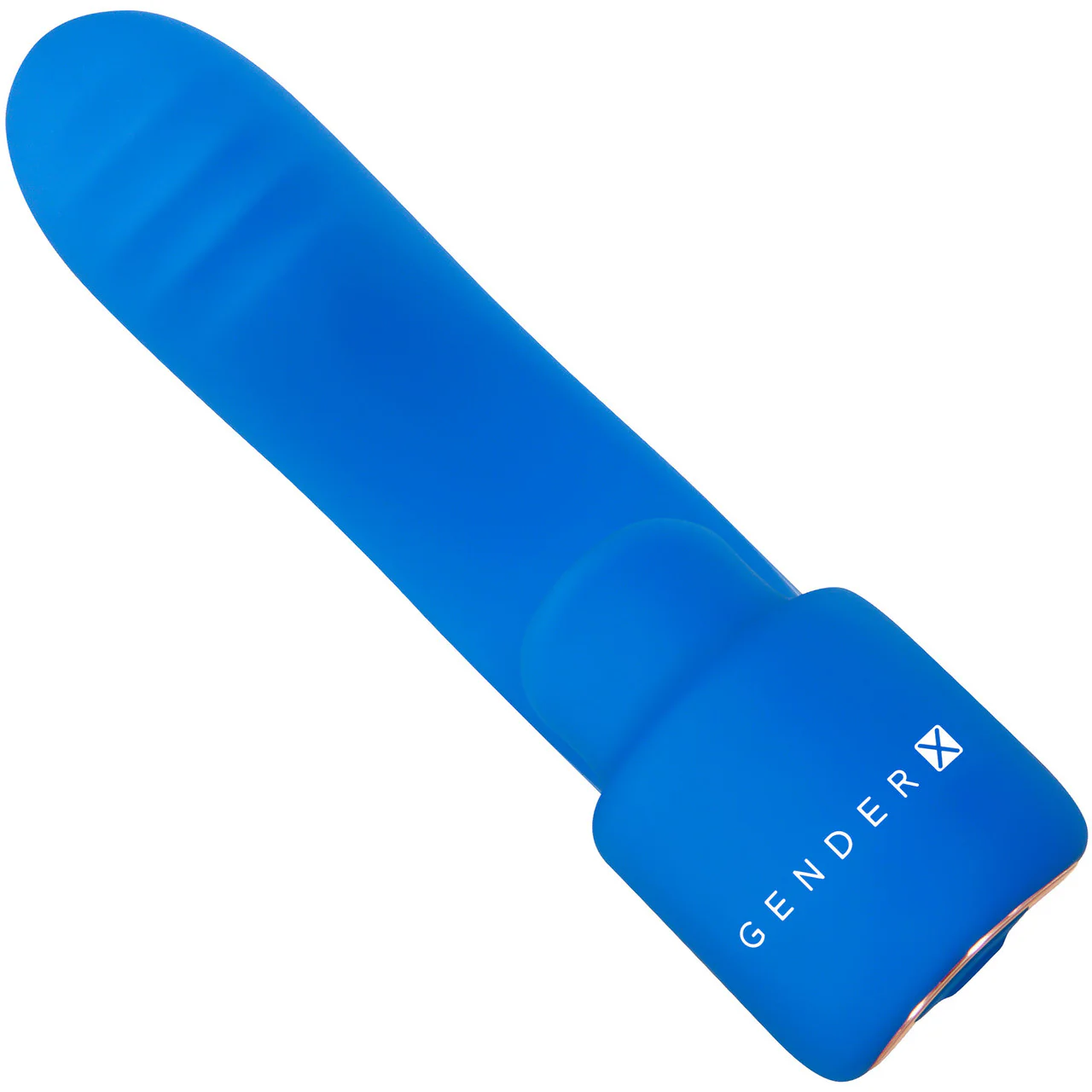Gender X Flick It Rechargeable Silicone Dual Stimulation Tongue-Flicking Wearable Vibrator - Blue - Image 10