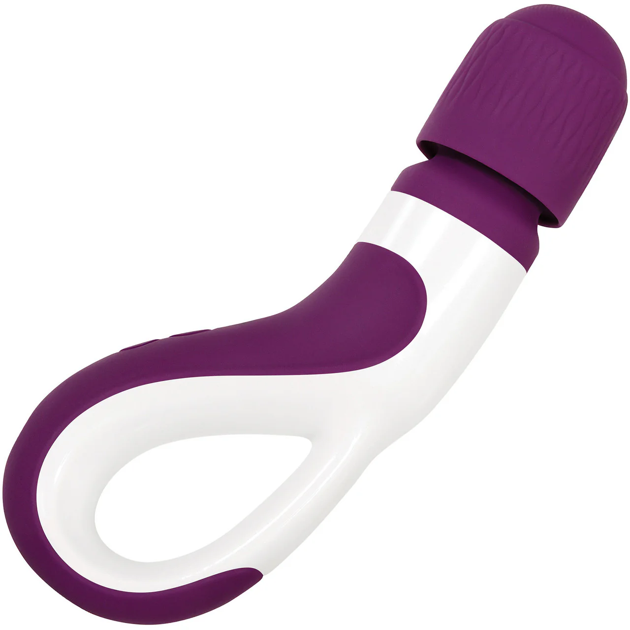 Gender X Handle It Rechargeable Waterproof Silicone Wand Vibrator - Purple & White - Image 3