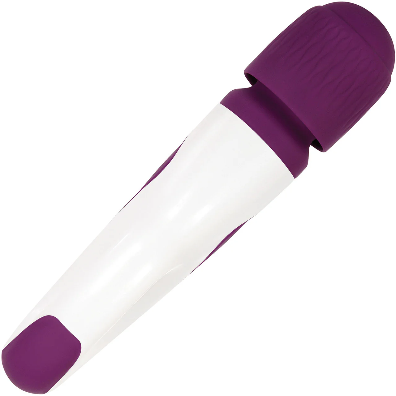 Gender X Handle It Rechargeable Waterproof Silicone Wand Vibrator - Purple & White - Image 5