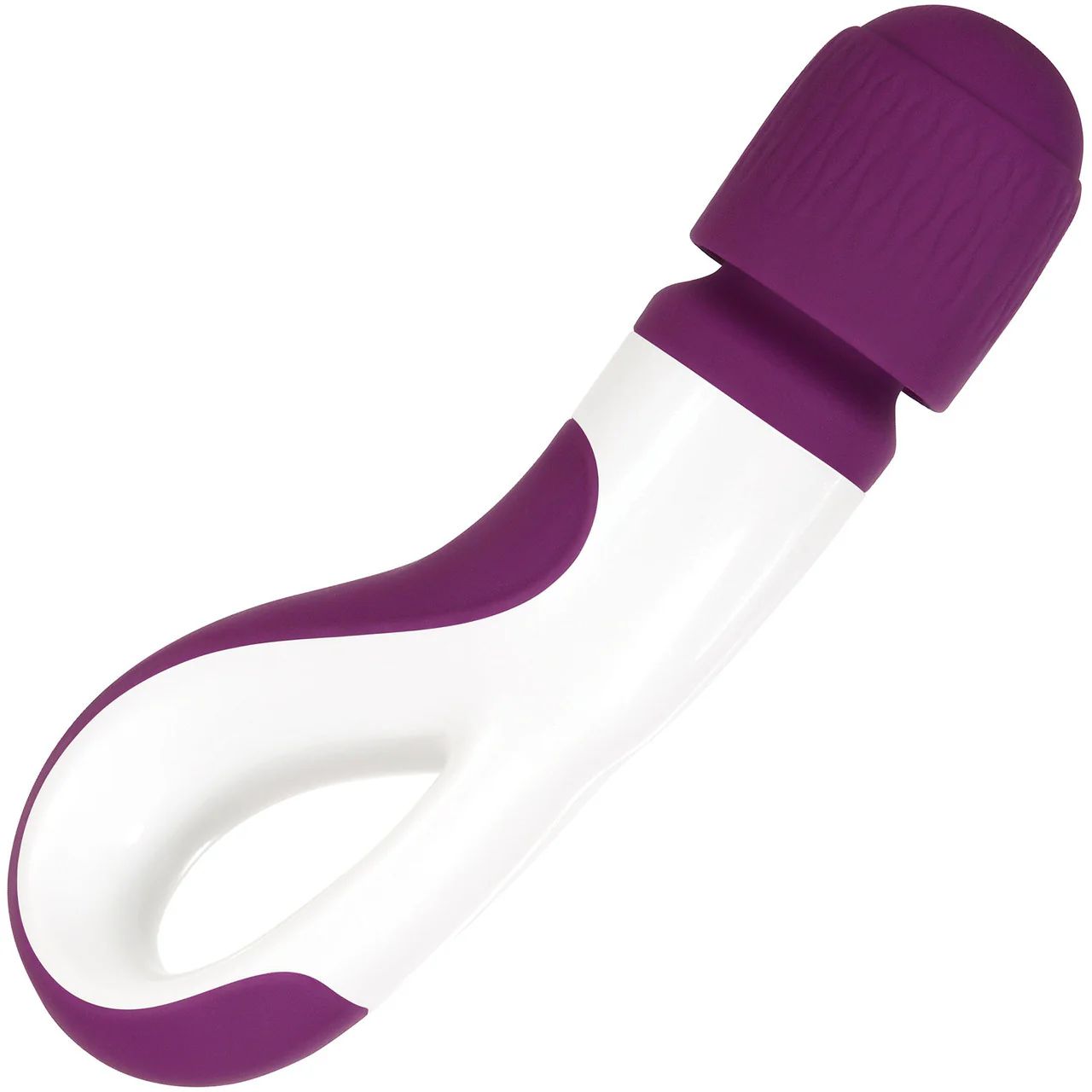 Gender X Handle It Rechargeable Waterproof Silicone Wand Vibrator - Purple & White - Image 7