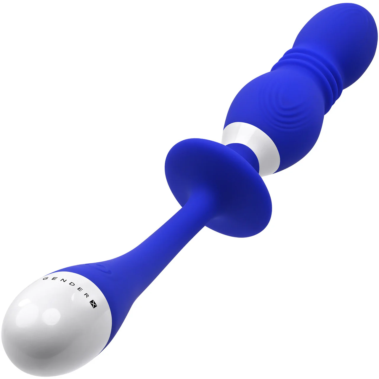 Gender X Play Ball Rechargeable Waterproof Silicone Vibrating Thrusting Probe - Image 3